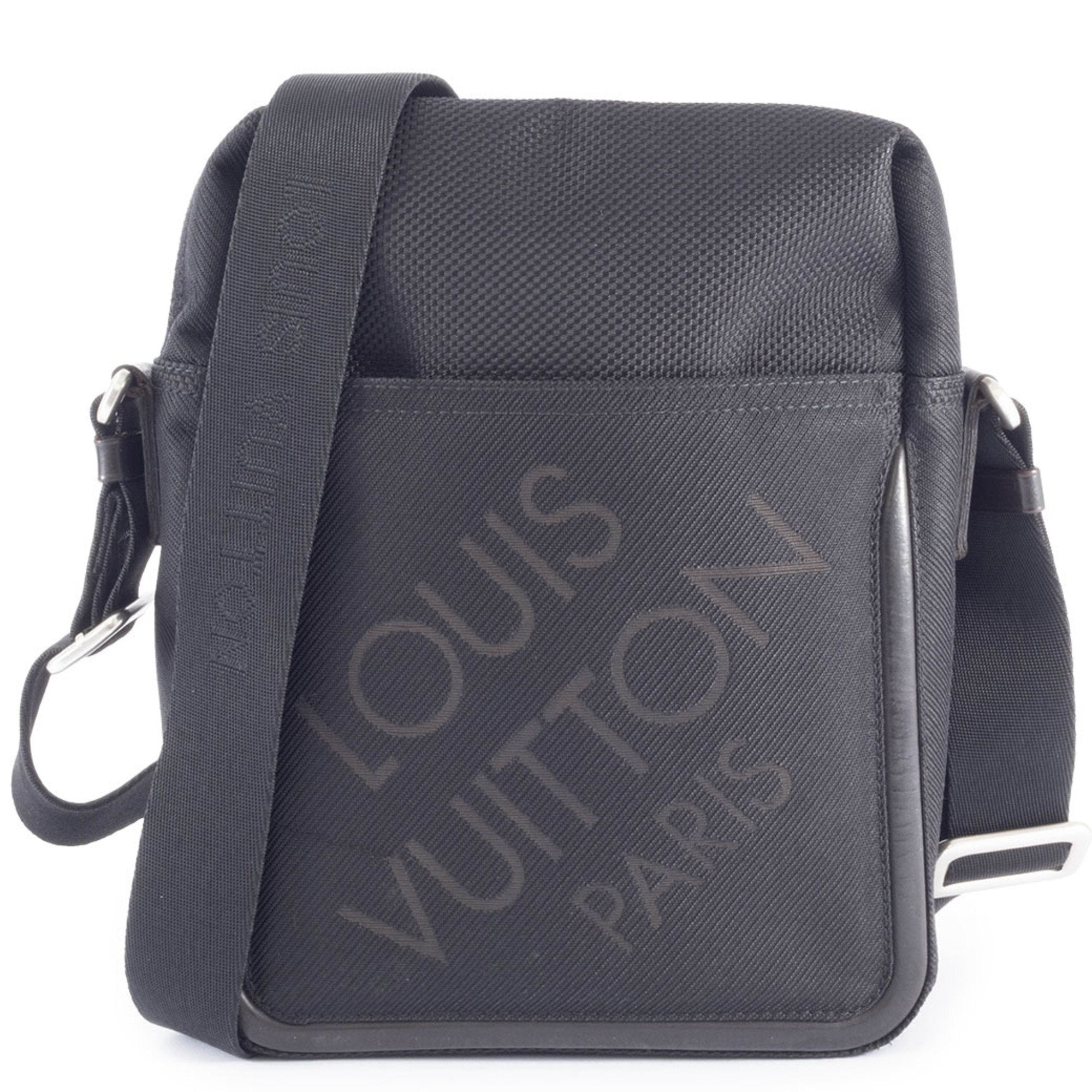 Louis Vuitton Black Noir Damier Geant Shoulder Bag (Pre-Owned)