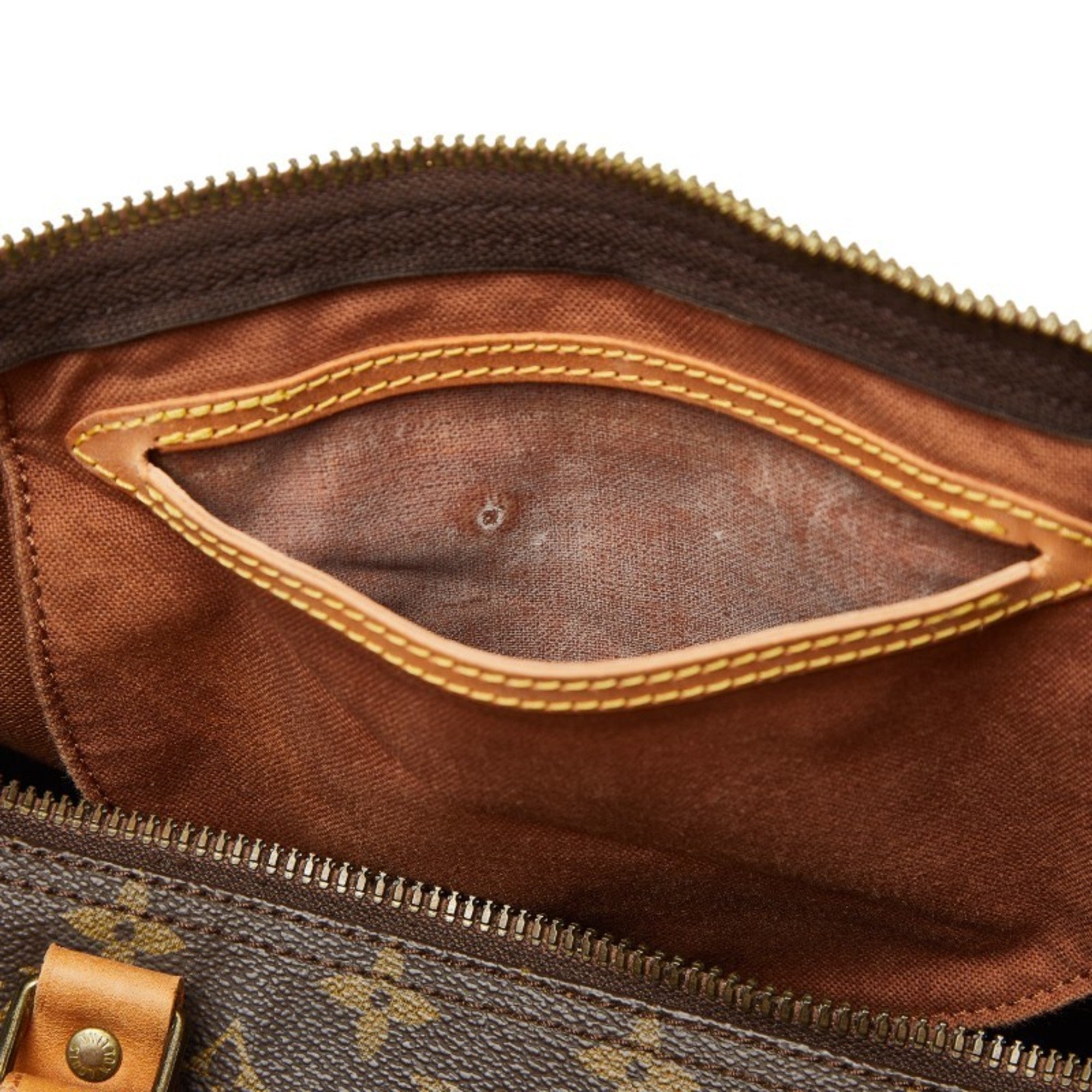 Louis Vuitton Brown Pvc Leather Boston Bag Handbag (Pre-Owned)