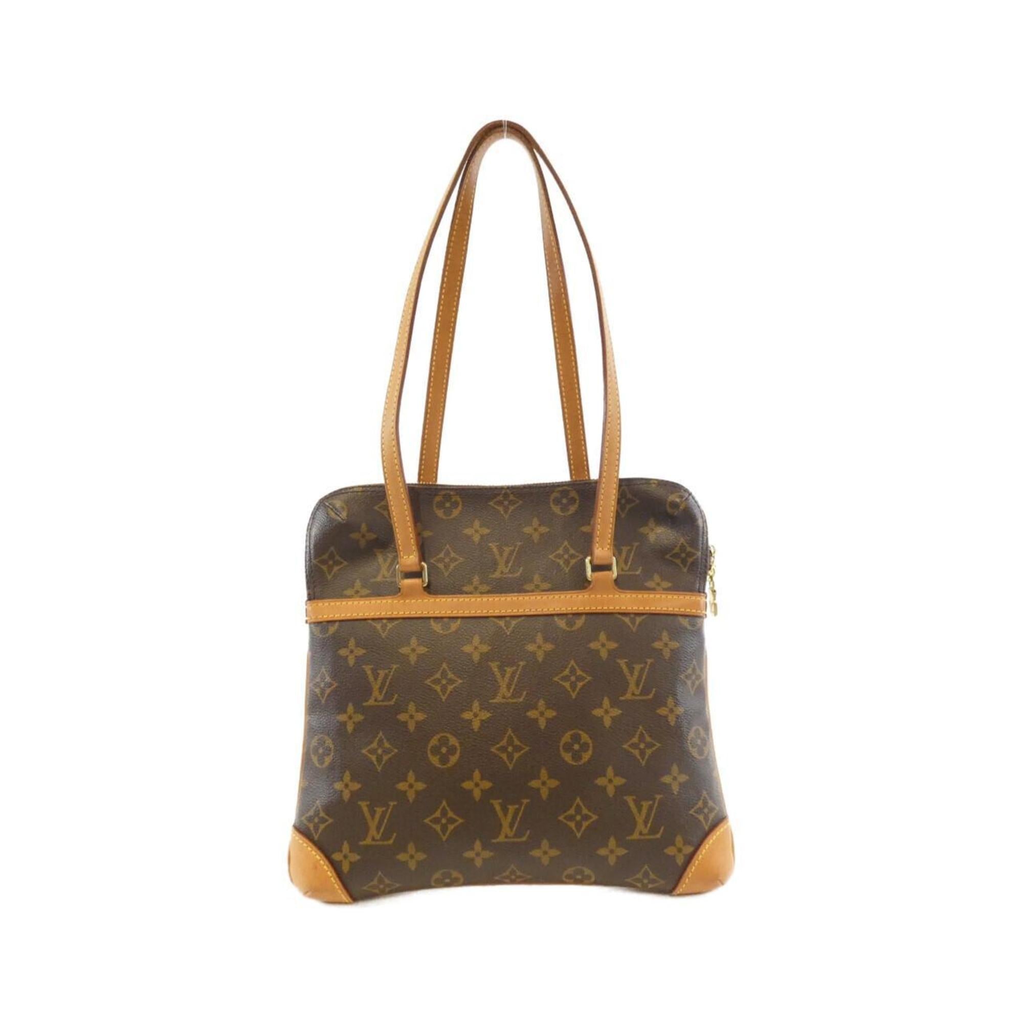 Louis Vuitton Marron Coated Canvas Shoulder Bag (Pre-Owned)