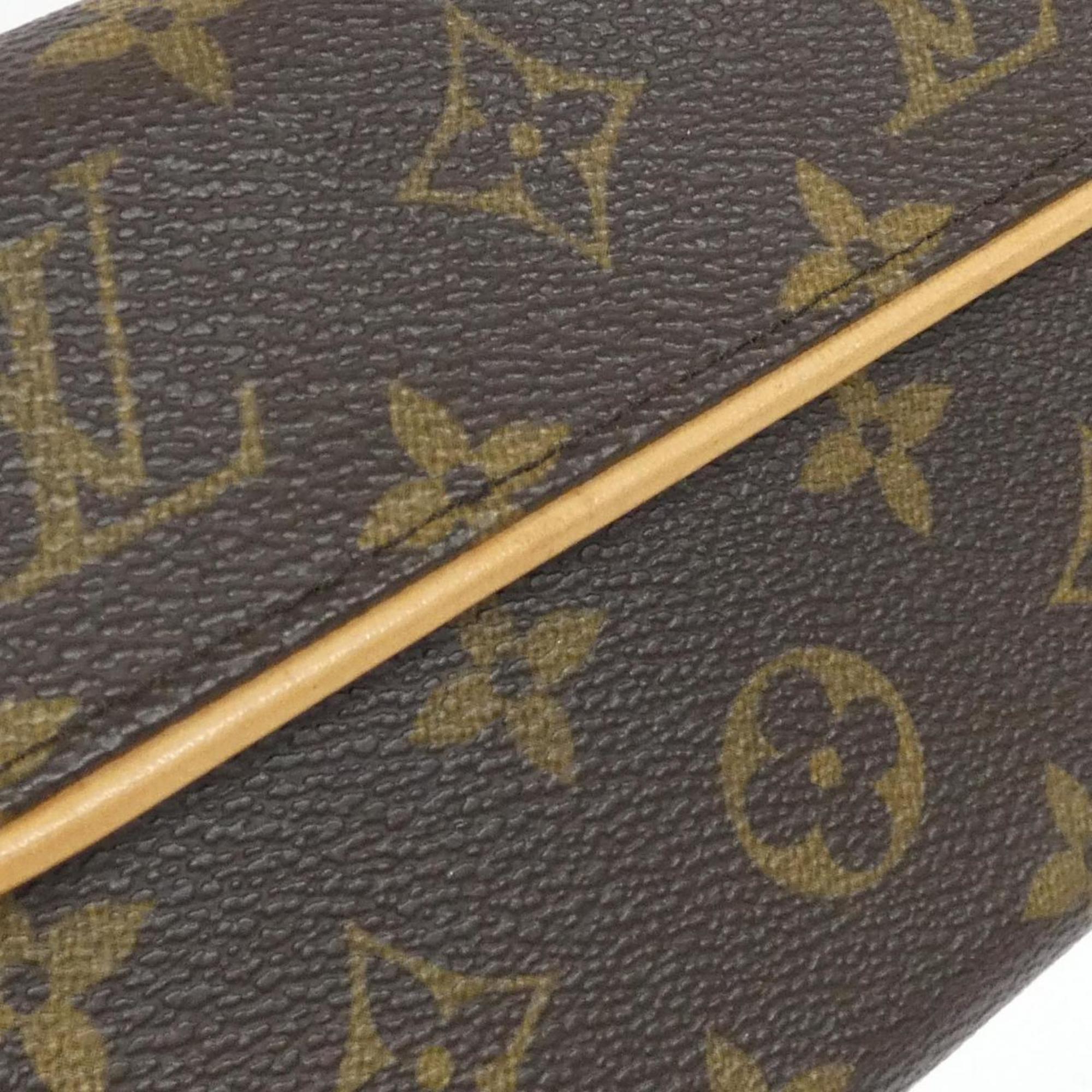 Louis Vuitton Brown Coated Canvas Fanny Pack Pochette (Pre-Owned)