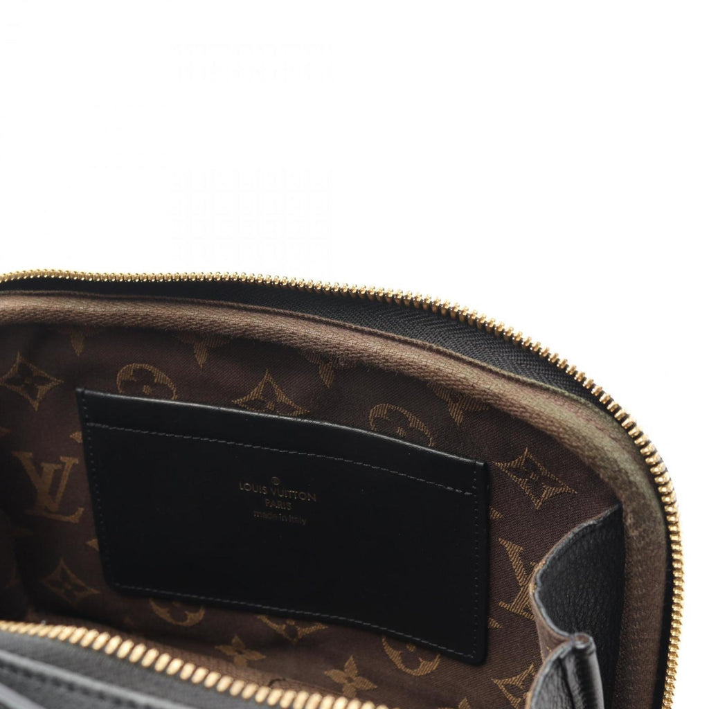 Louis Vuitton Black Noir Leather Shoulder Bag (Pre-Owned)