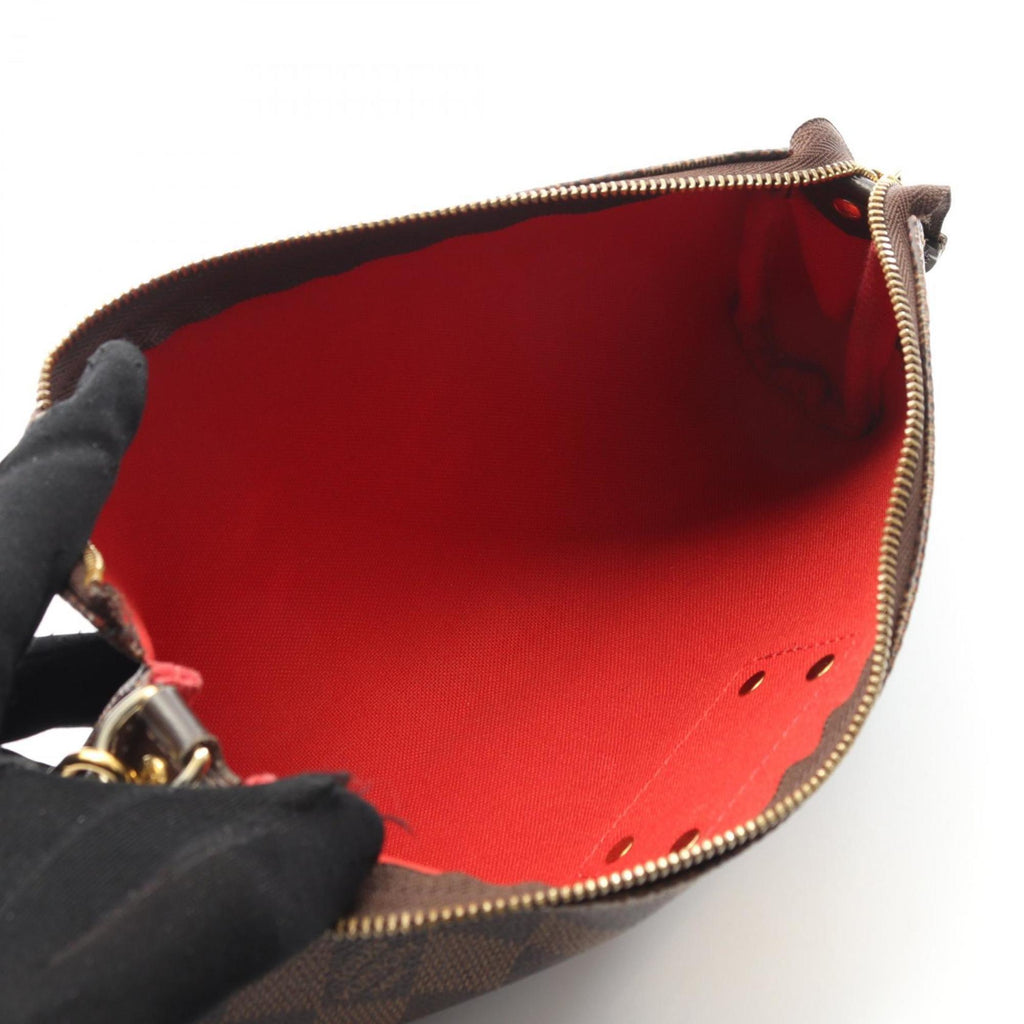 Louis Vuitton Brown Coated Canvas Leather Handbag (Pre-Owned)