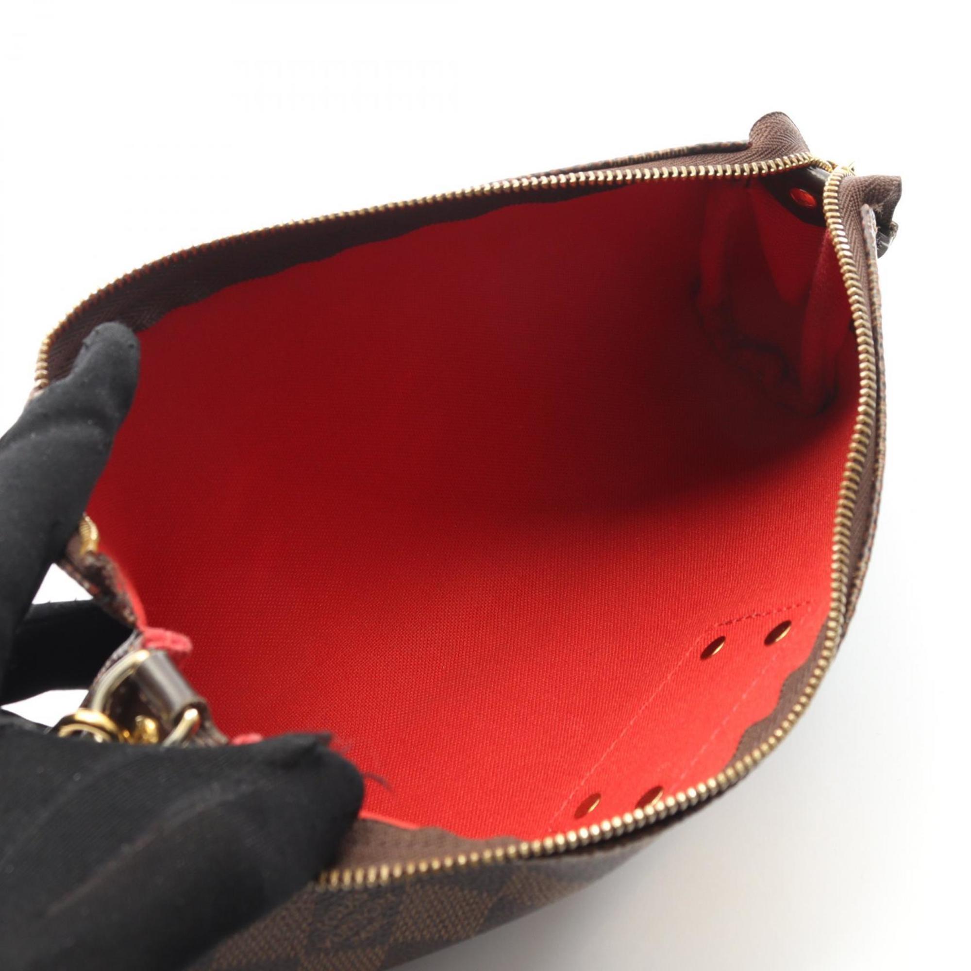 Louis Vuitton Brown Coated Canvas Leather Handbag (Pre-Owned)