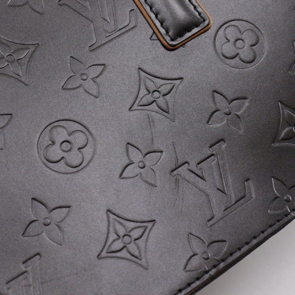 Louis Vuitton Monogram Mat Black Noir Monogram Mat Handbag (Pre-Owned)