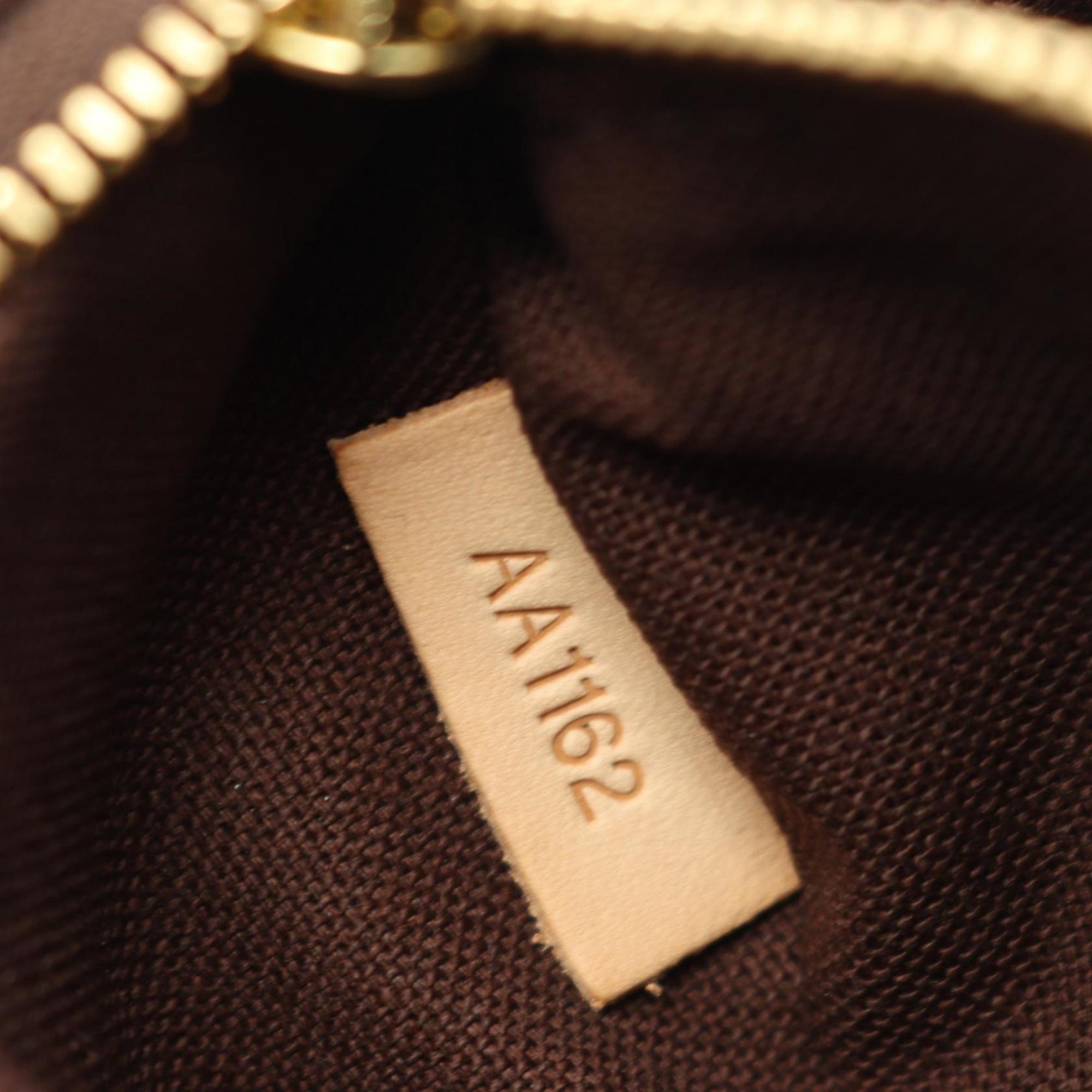 Louis Vuitton Brown Monogram Coated Canvas Leather Shoulder Bag (Pre-Owned)