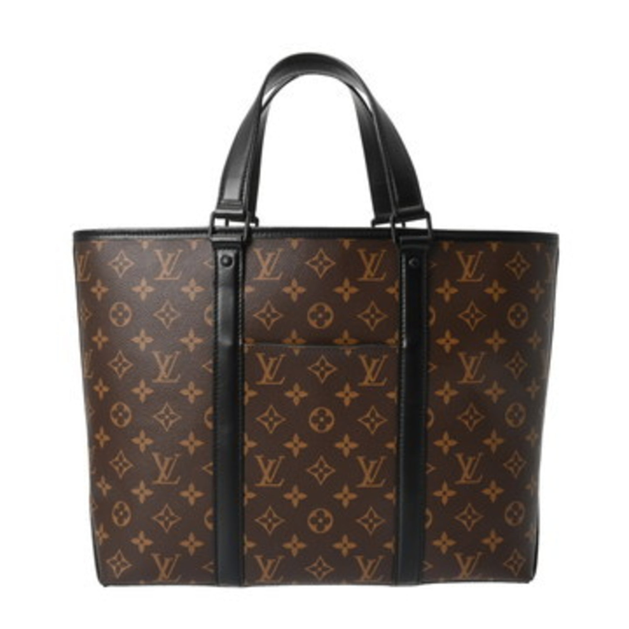 Louis Vuitton Monogram Macassar Brown Monogram Macassar Noir Tote Bag (Pre-Owned)