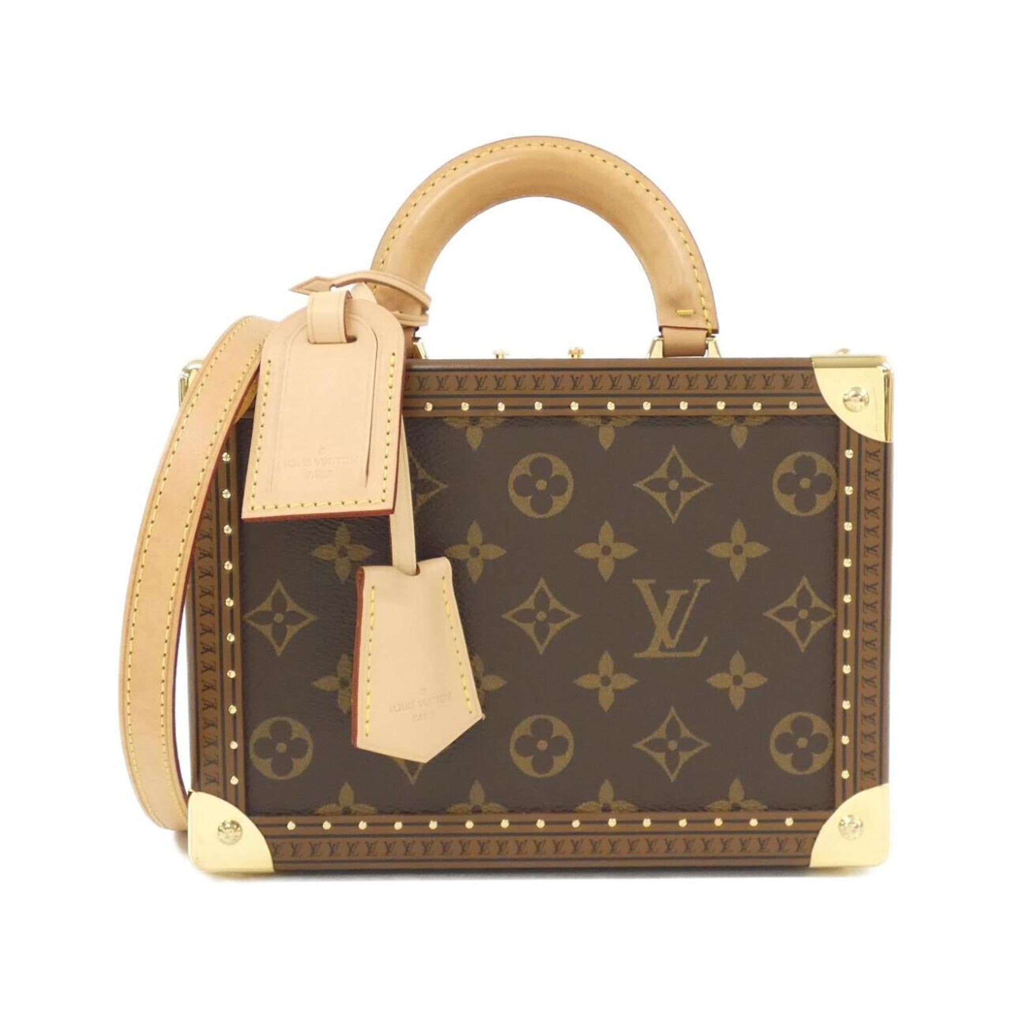 Louis Vuitton Marron Coated Canvas Handbag (Pre-Owned)