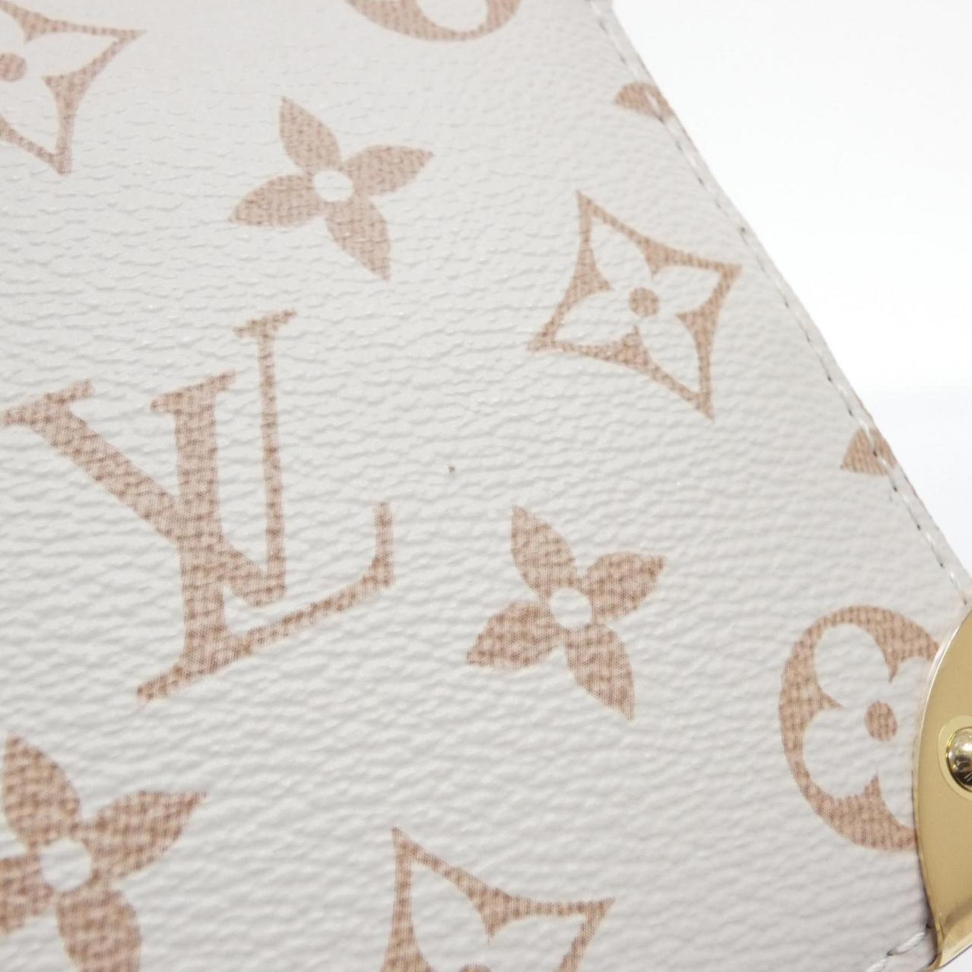 Louis Vuitton Beige Dune Coated Canvas Shoulder Bag (Pre-Owned)