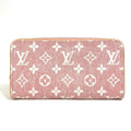 Louis Vuitton Monogram Denim Pink Monogram Denim Long Wallet (Bi-Fold) (Pre-Owned)