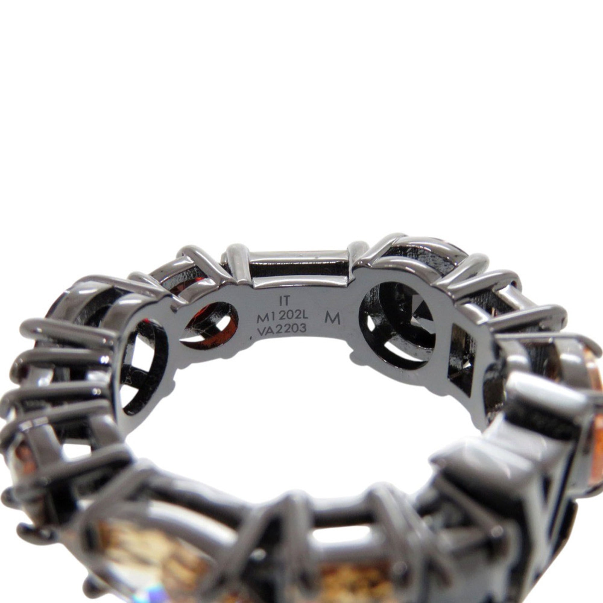 Louis Vuitton Black Metal Band Ring (Pre-Owned)
