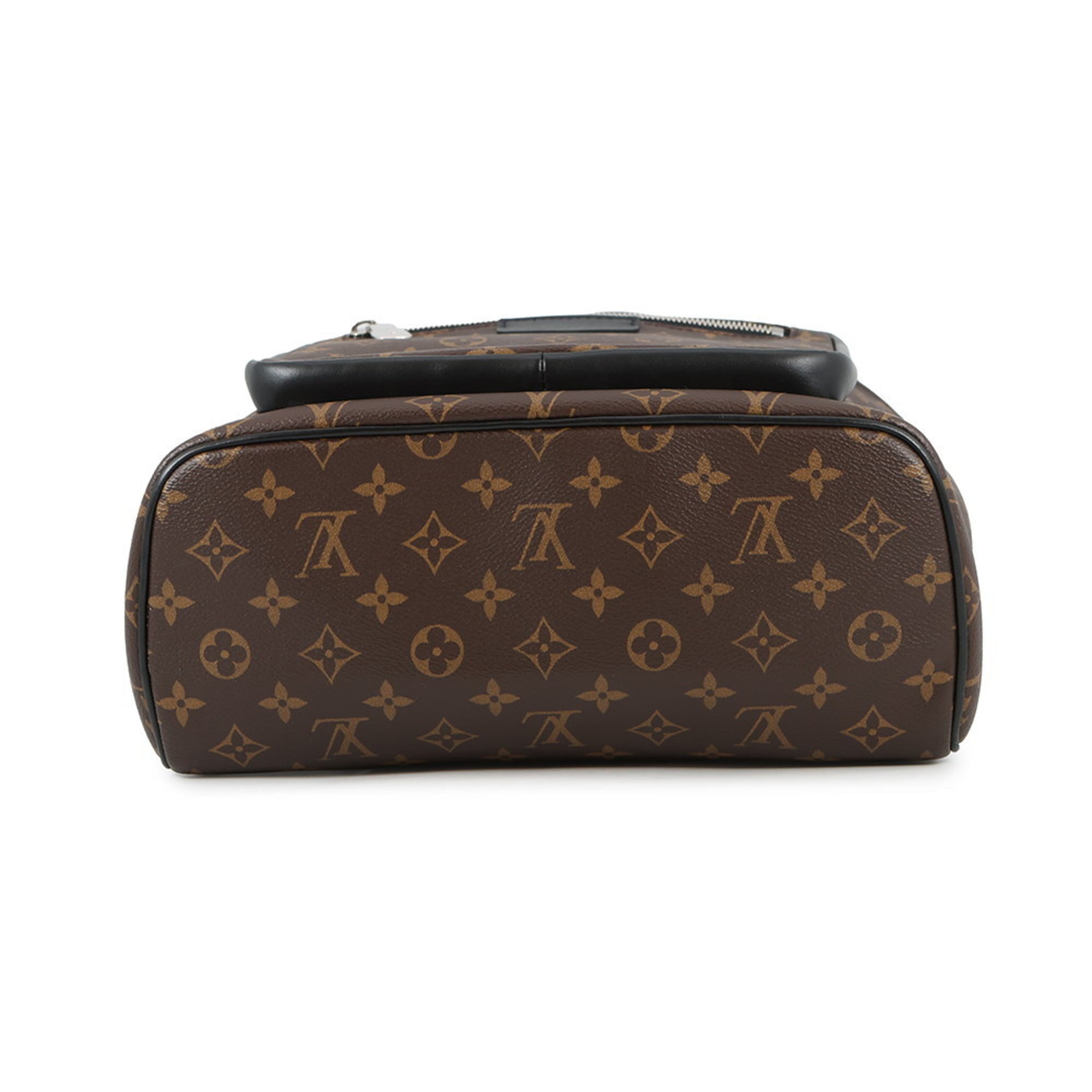 Louis Vuitton Black Brown Monogram Macassar Noir Monogram Backpack (Pre-Owned)