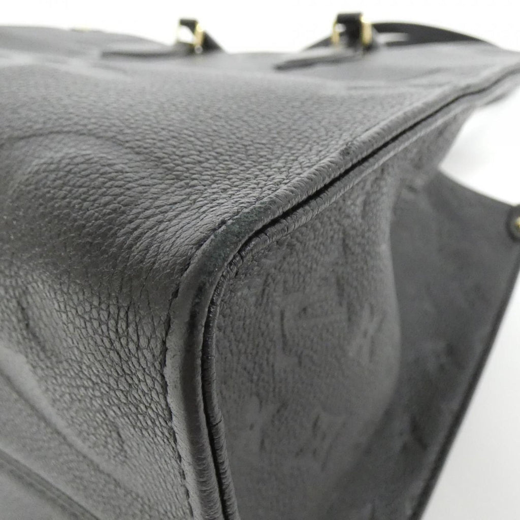 Louis Vuitton Black Leather Handbag (Pre-Owned)
