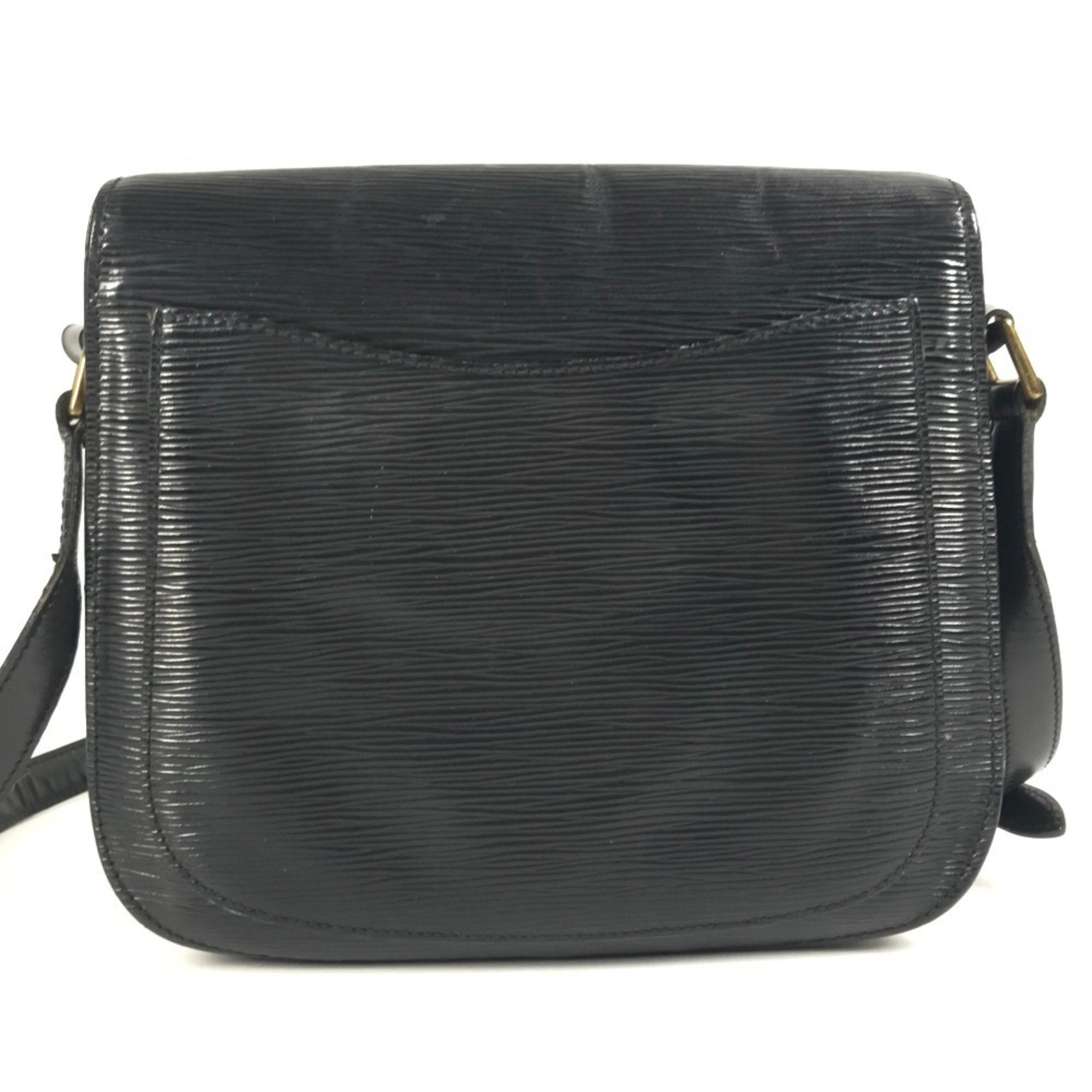 Louis Vuitton Black Noir Epi Leather Shoulder Bag (Pre-Owned)