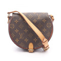 Louis Vuitton Brown Pvc Coated Canvas Leather Shoulder Bag (Pre-Owned)