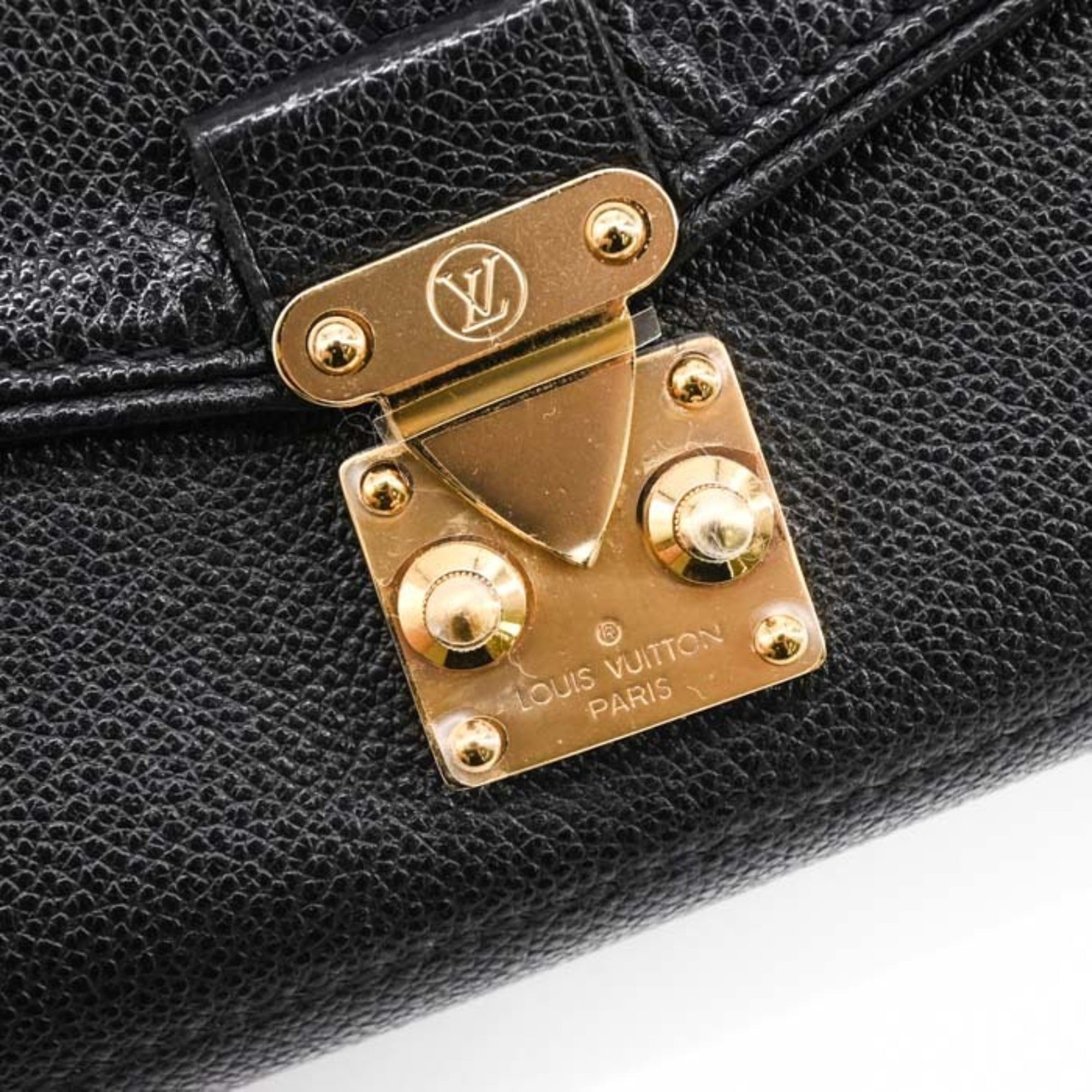 Louis Vuitton Black Noir Monogram Empreinte Handbag Shoulder Bag (Pre-Owned)
