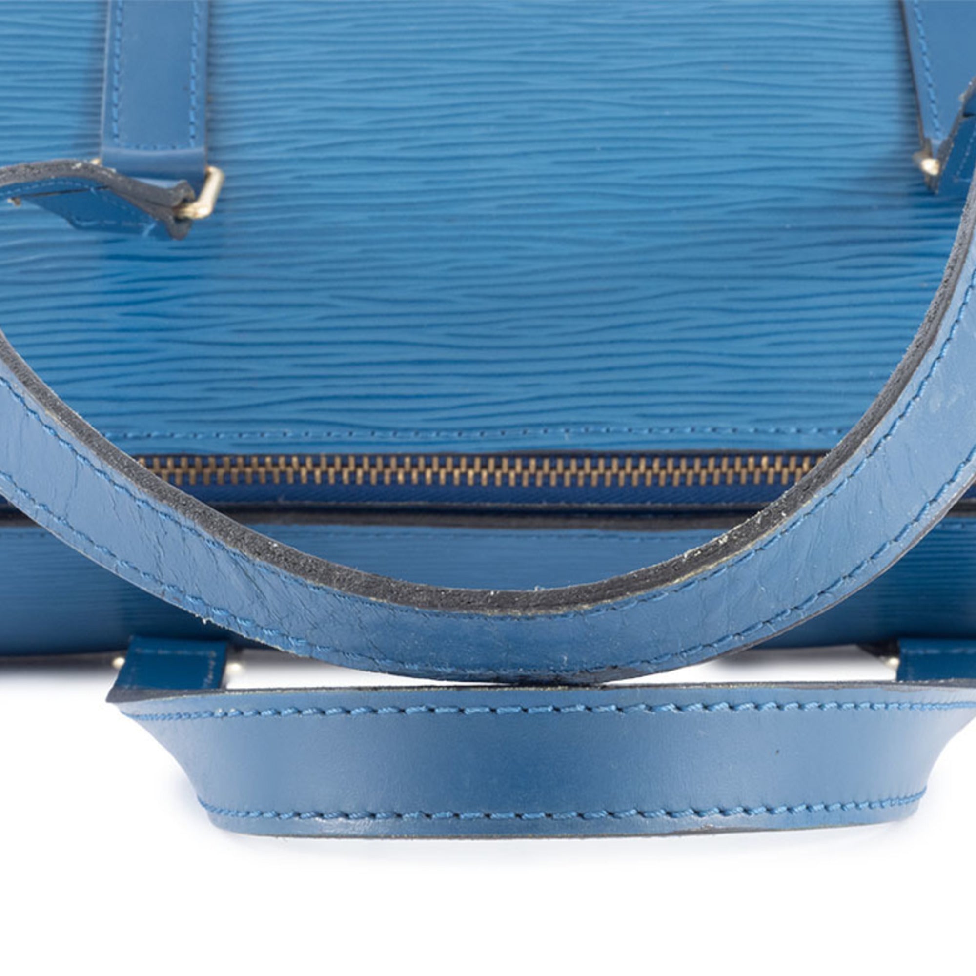 Louis Vuitton Epi Toledo Blue Epi Leather Handbag (Pre-Owned)