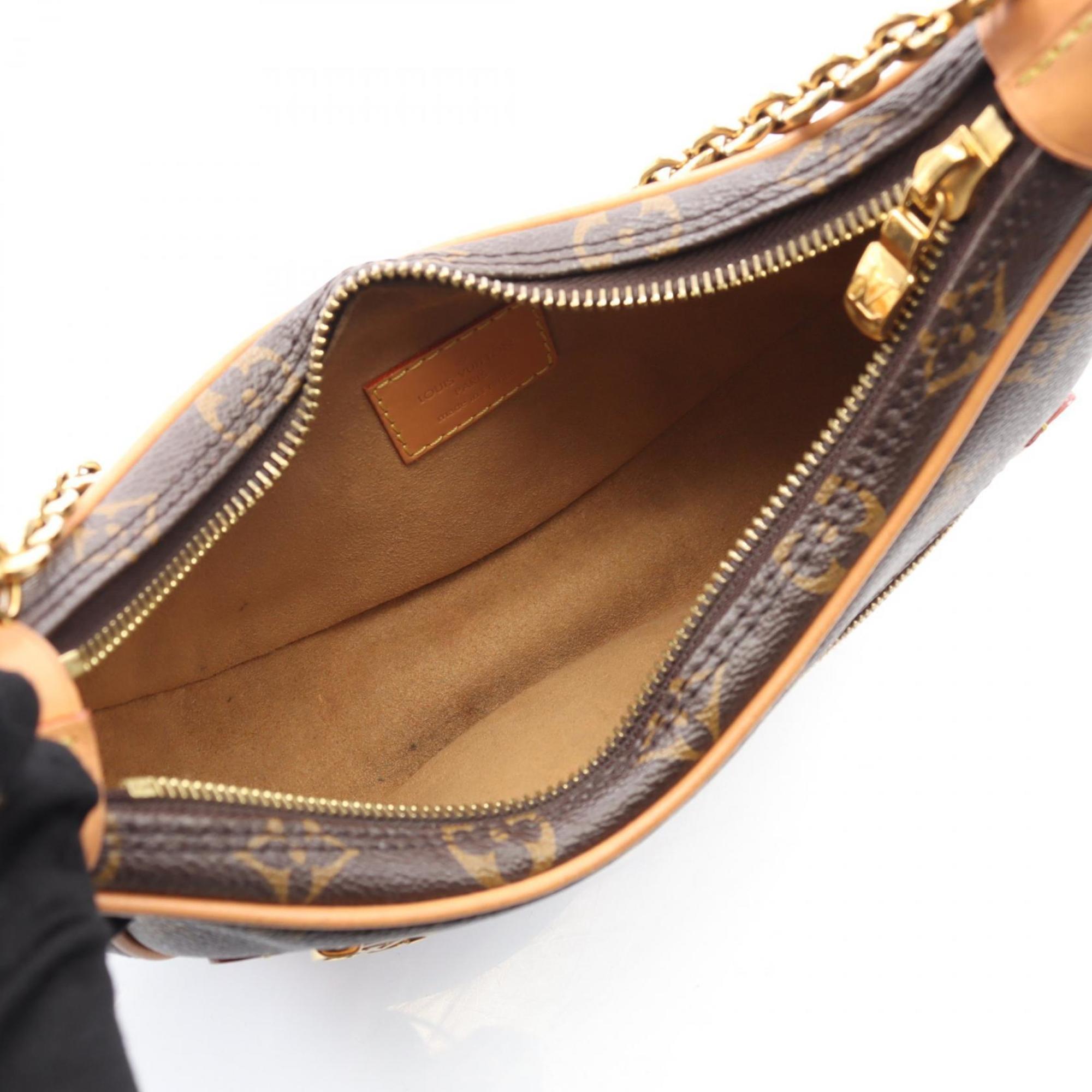 Louis Vuitton Brown Pvc Leather Shoulder Bag (Pre-Owned)