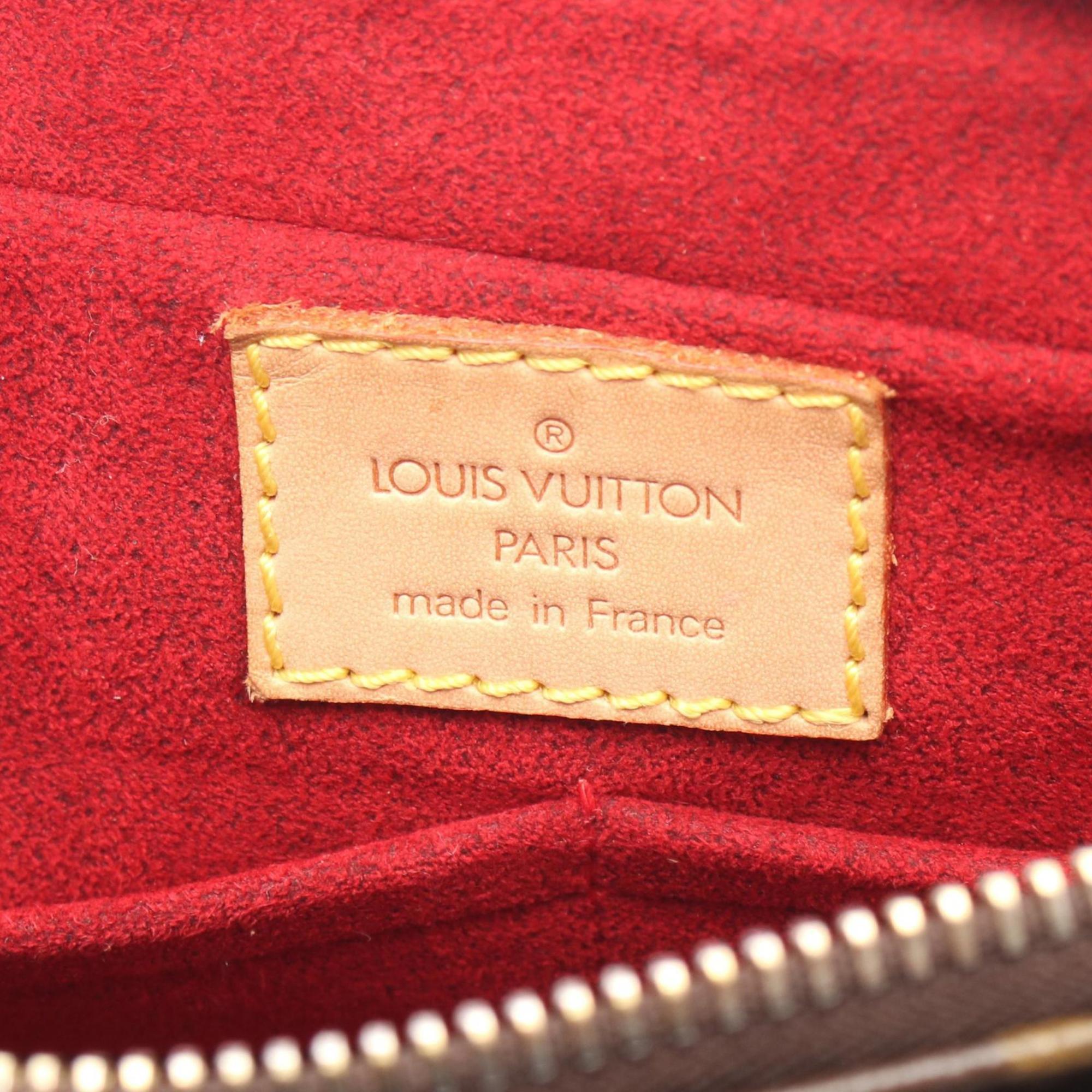 Louis Vuitton Brown Monogram Pvc Coated Canvas Leather Shoulder Bag (Pre-Owned)