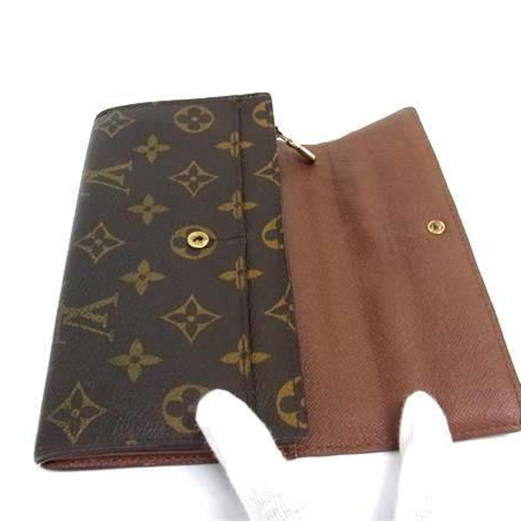Louis Vuitton Brown Monogram Monogram Long Wallet (Bi-Fold) (Pre-Owned)