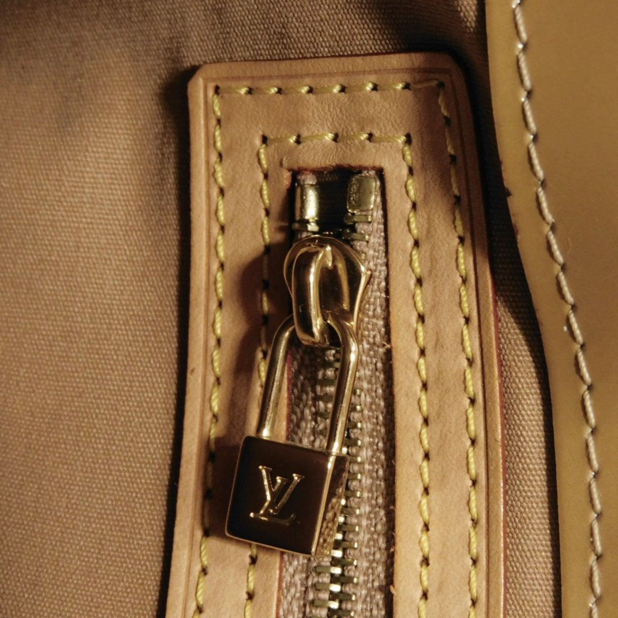 Louis Vuitton Monogram Vernis Noisette Patent Leather Handbag Tote Bag (Pre-Owned)