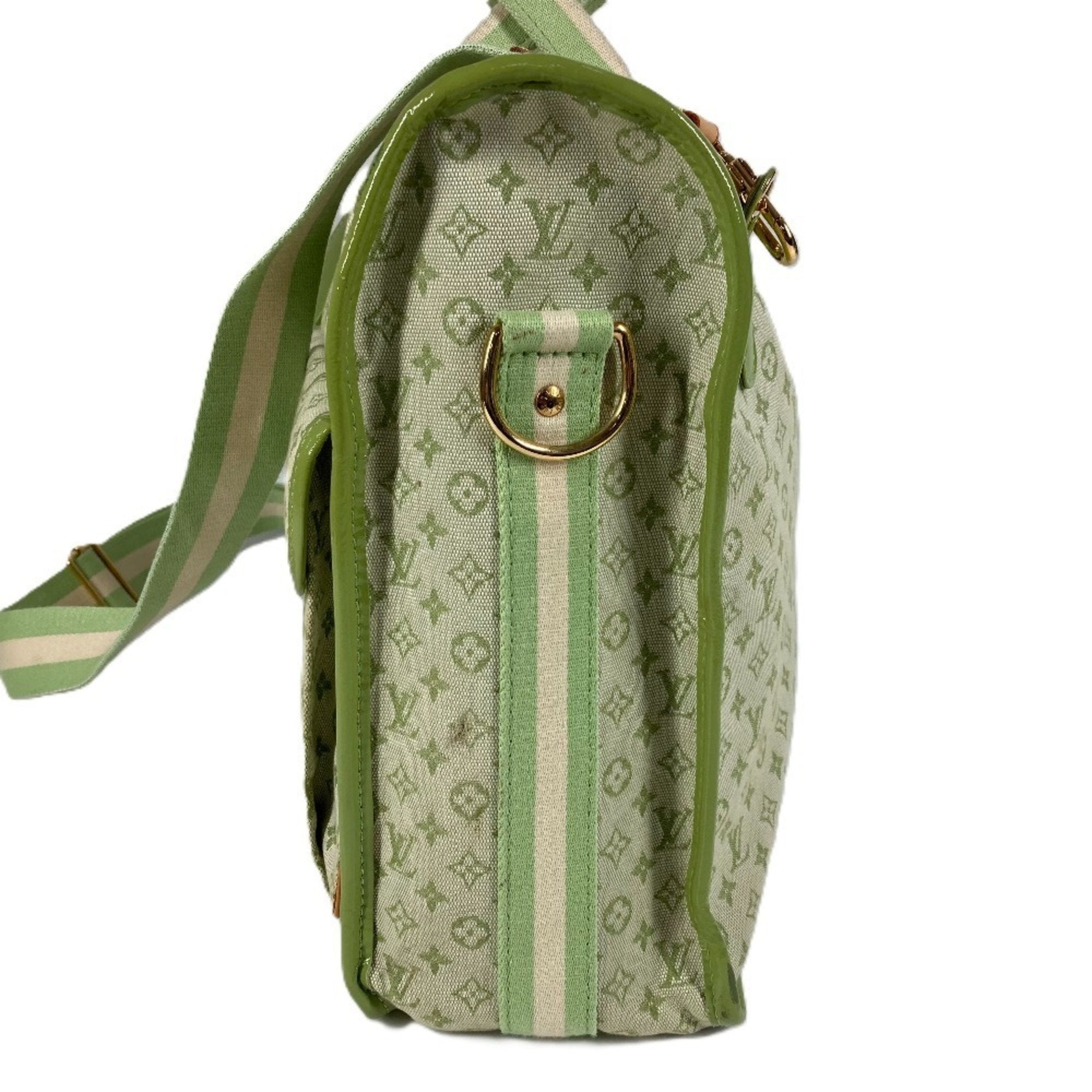 Louis Vuitton Almond Green Monogram Monogram Mini Shoulder Bag Tote Bag (Pre-Owned)