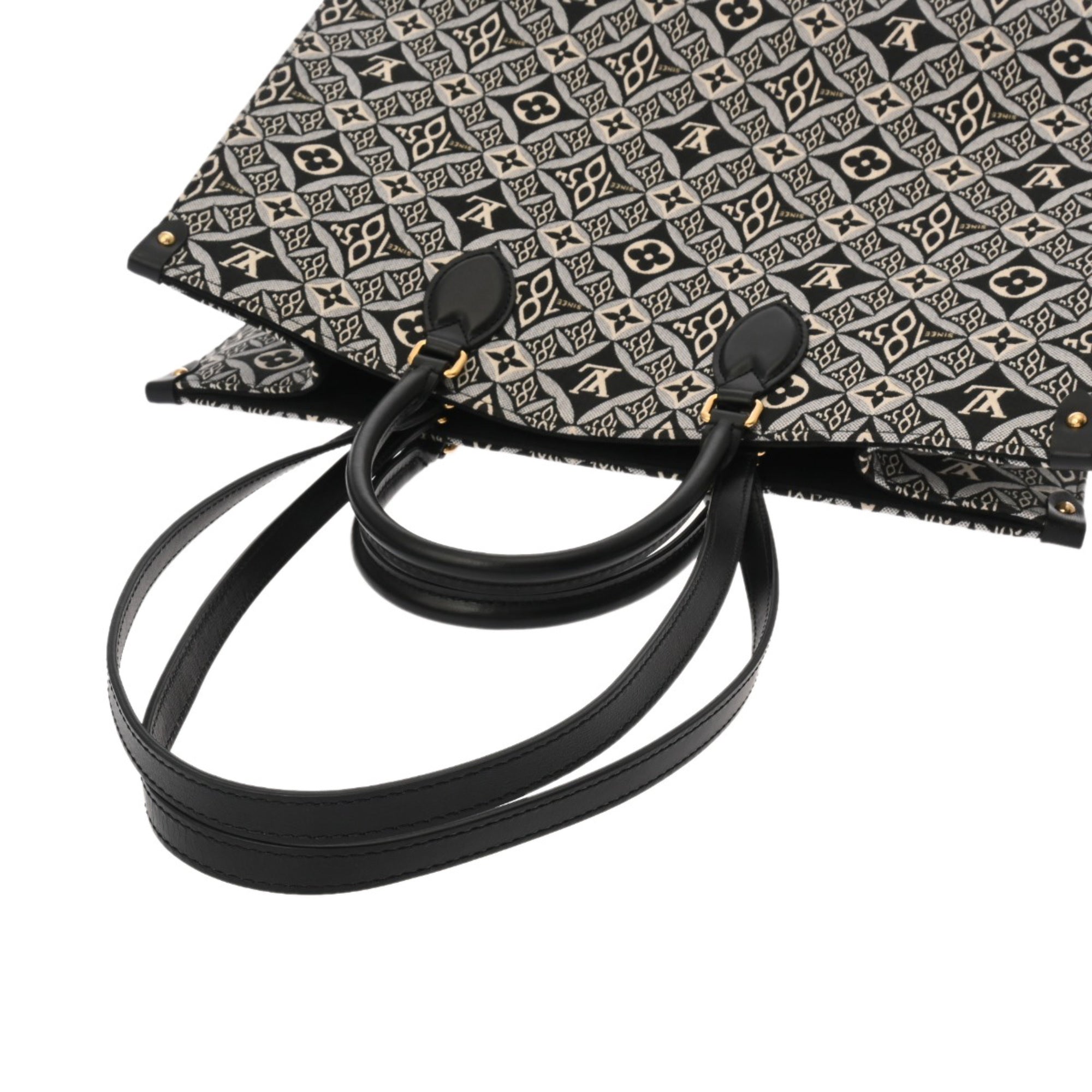 Louis Vuitton Black White Monogram Handbag (Pre-Owned)