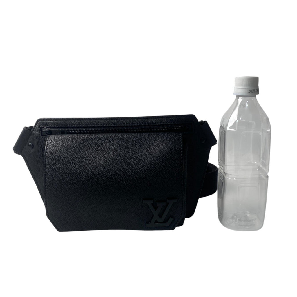 Louis Vuitton Black Leather Sling Bag (Pre-Owned)