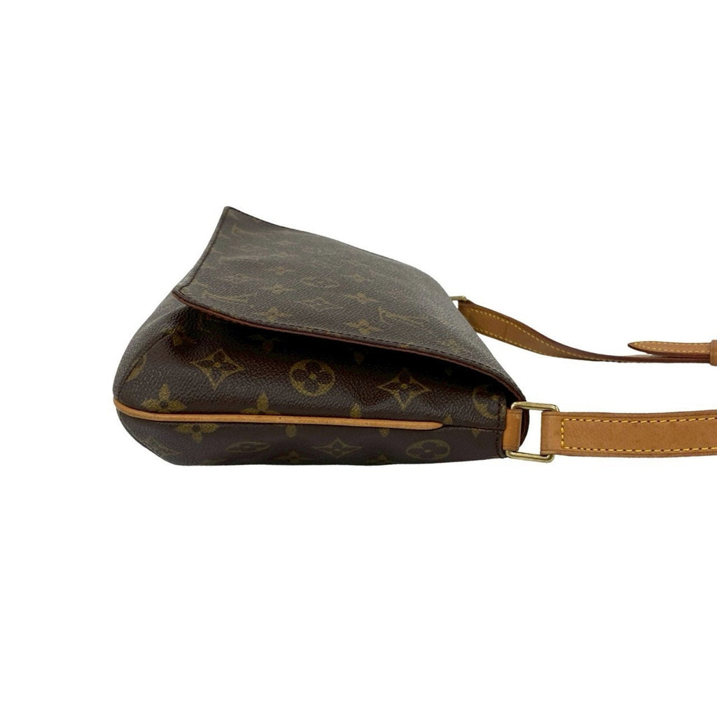 Louis Vuitton Brown Leather Pvc Shoulder Bag (Pre-Owned)