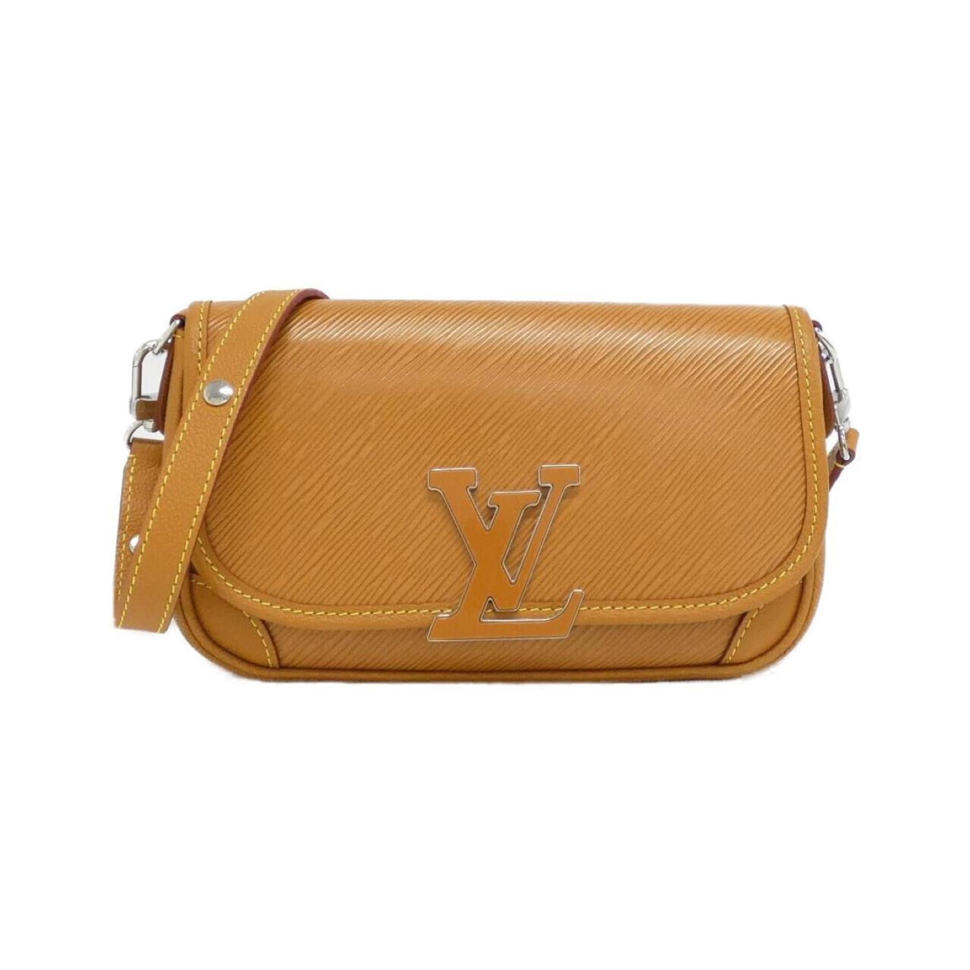 Louis Vuitton Silver Leather Shoulder Bag (Pre-Owned)