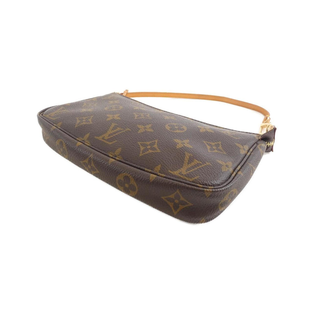 Louis Vuitton Marron Coated Canvas Pouch (Pre-Owned)