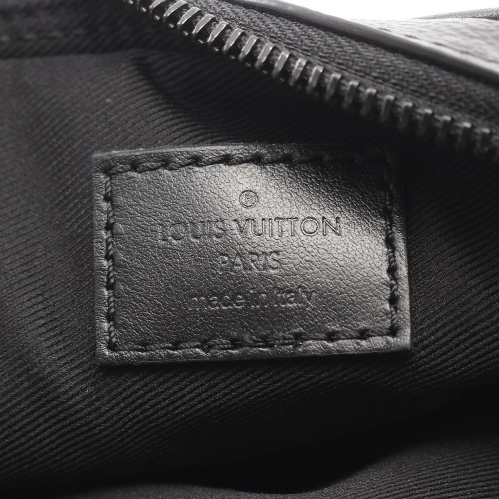 Louis Vuitton Black Coated Canvas Shoulder Bag (Pre-Owned)