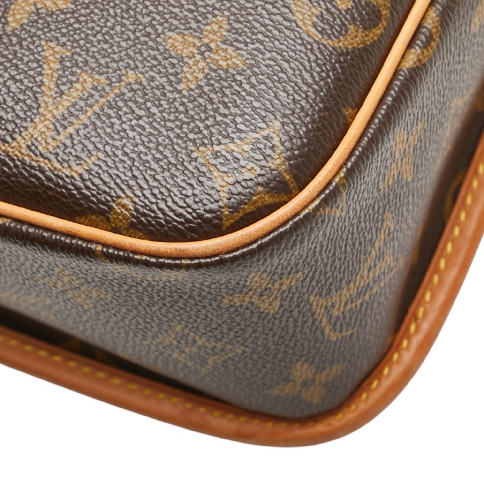 Louis Vuitton Monogram Brown Pvc Leather Shoulder Bag (Pre-Owned)