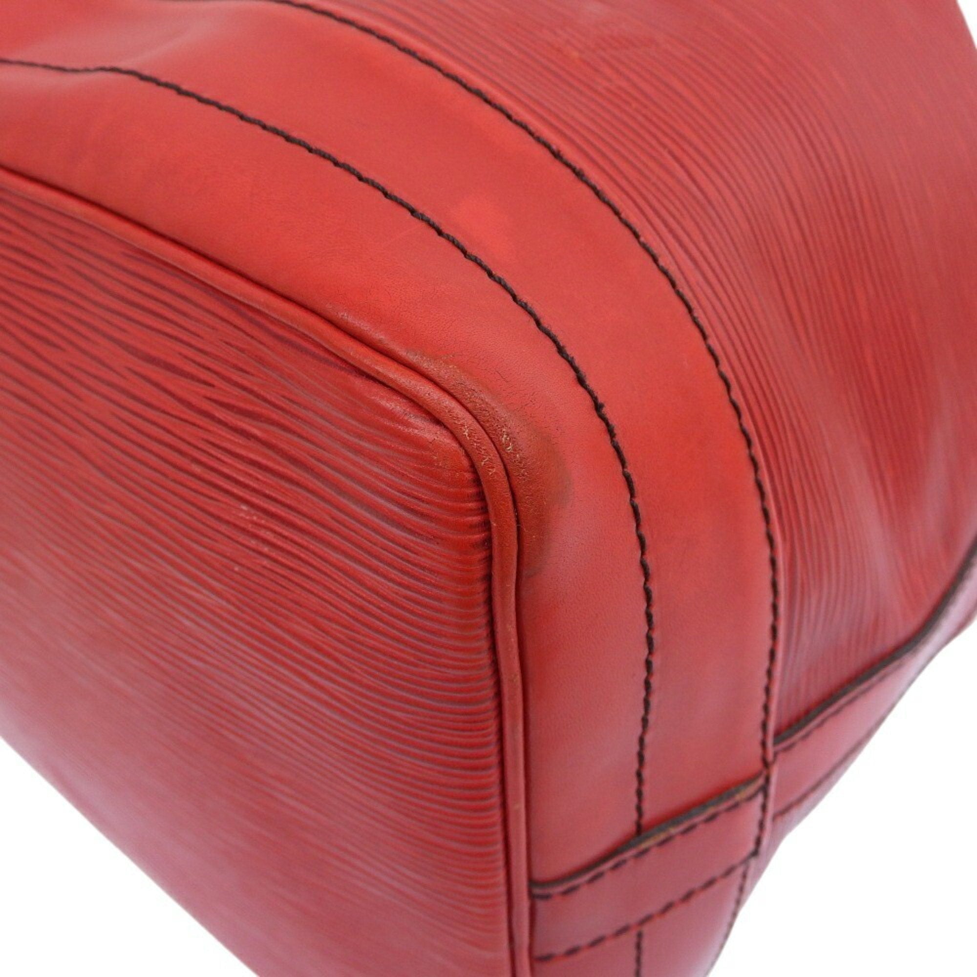 Louis Vuitton Epi Castilian Red Red Color Leather Shoulder Bag (Pre-Owned)