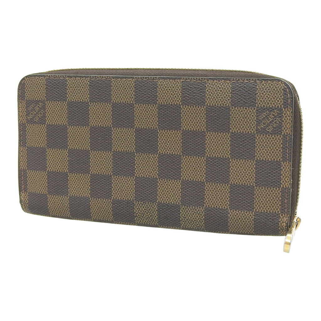 Louis Vuitton Damier Canvas Ebene Pvc Long Wallet (Bi-Fold) (Pre-Owned)