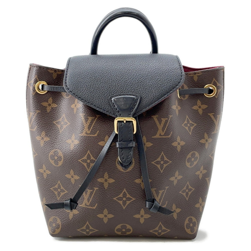 Louis Vuitton Monogram Red Color Monogram Leather Backpack (Pre-Owned)