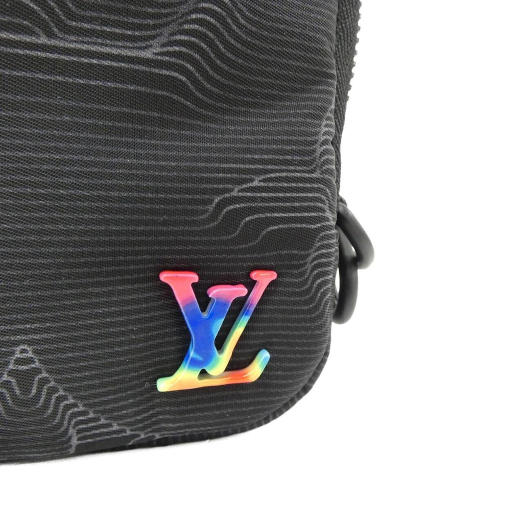 Louis Vuitton Black Nylon Pouch Shoulder Bag (Pre-Owned)