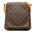 Louis Vuitton Brown Pvc Leather Handbag Shoulder Bag (Pre-Owned)