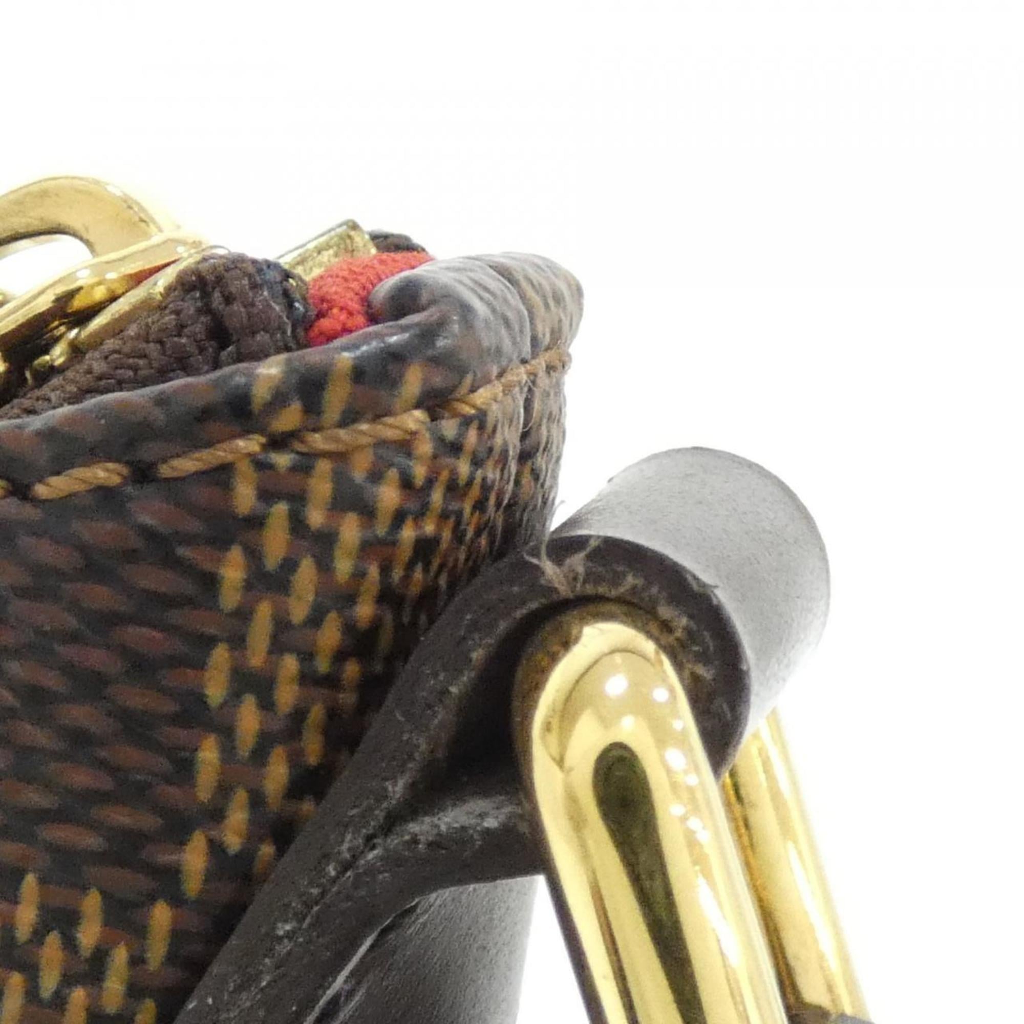 Louis Vuitton Brown Coated Canvas Shoulder Bag (Pre-Owned)