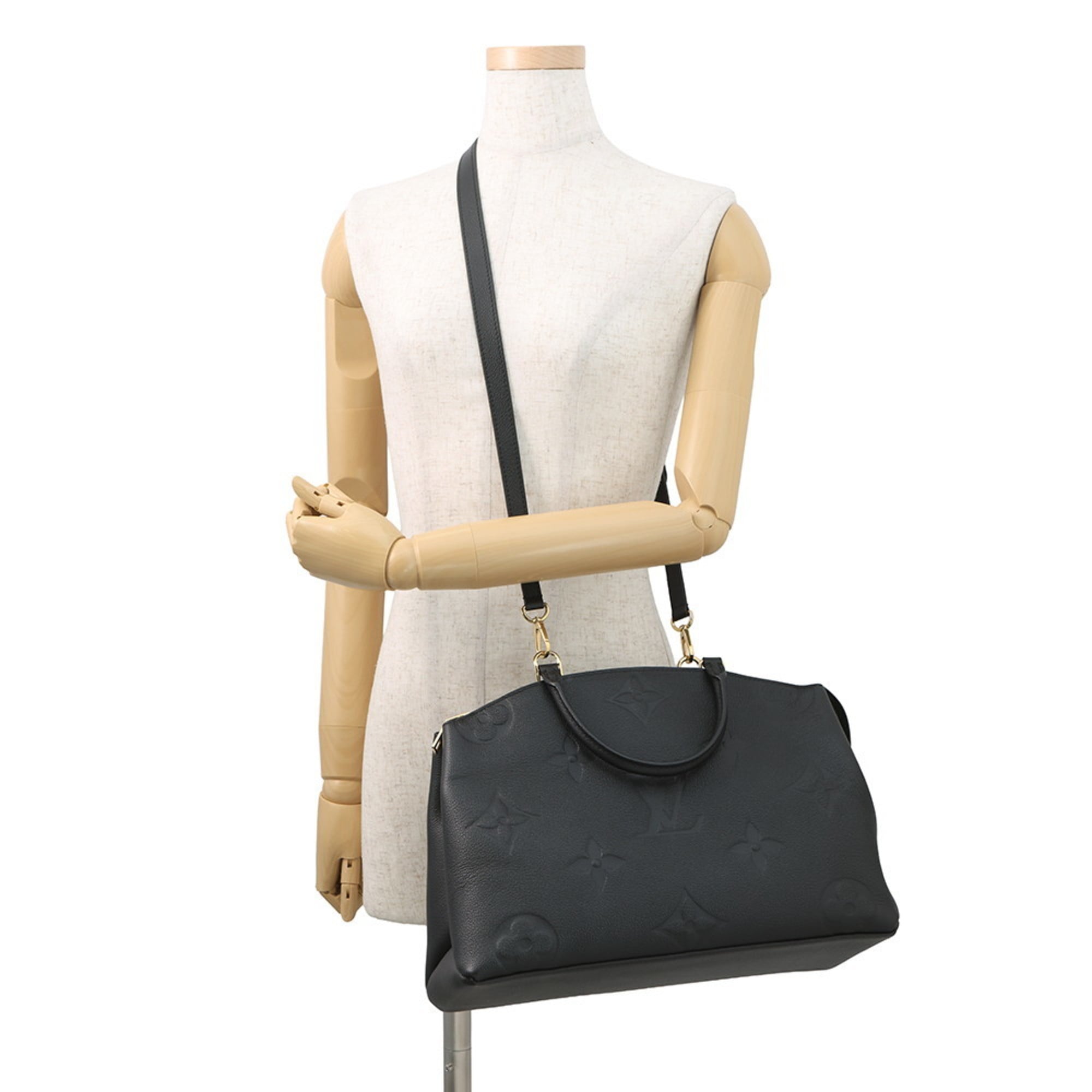 Louis Vuitton Black Monogram Noir Monogram Empreinte Handbag Shoulder Bag (Pre-Owned)