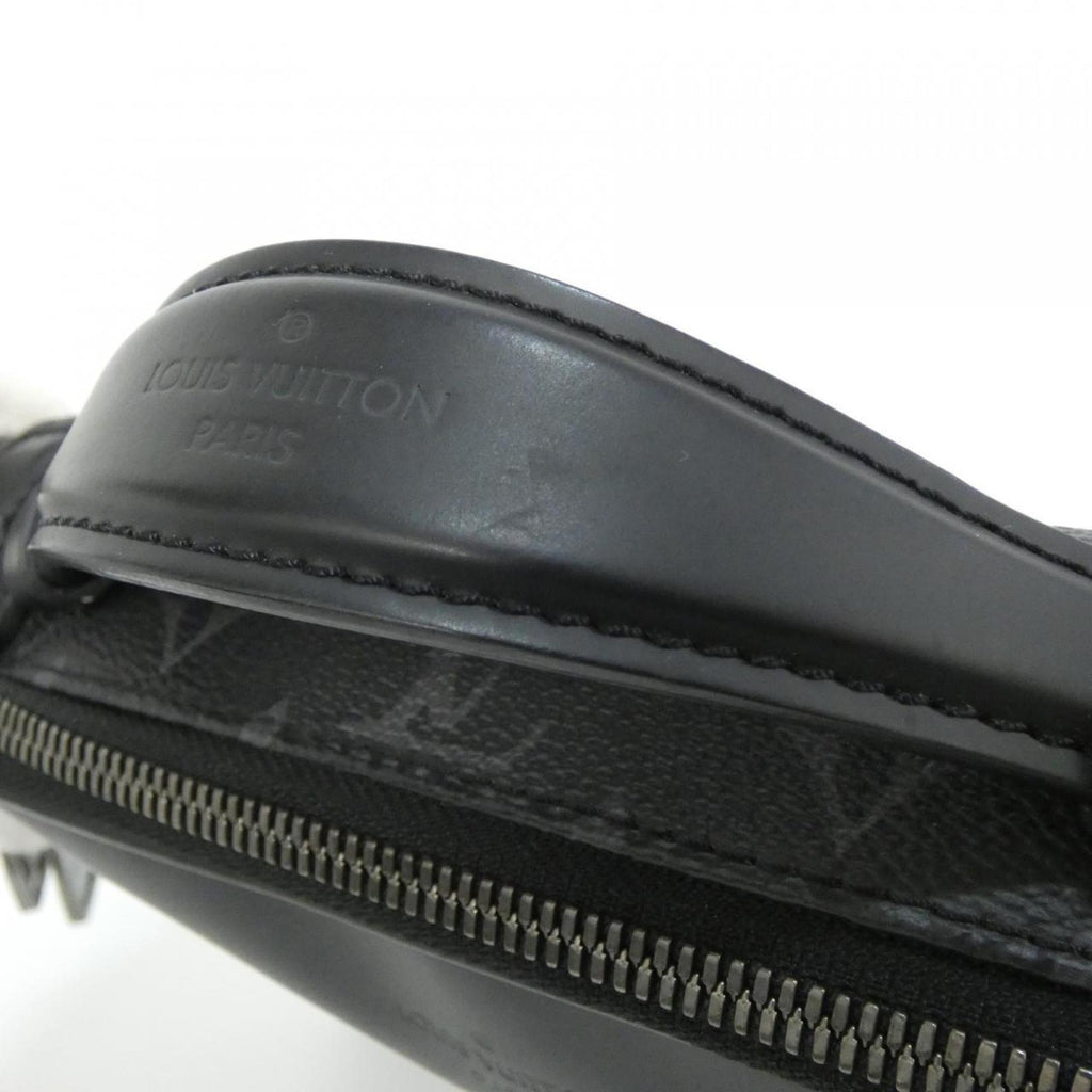 Louis Vuitton Black Coated Canvas Shoulder Bag (Pre-Owned)