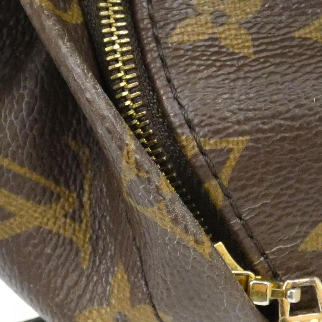Louis Vuitton Marron Coated Canvas Backpack (Pre-Owned)