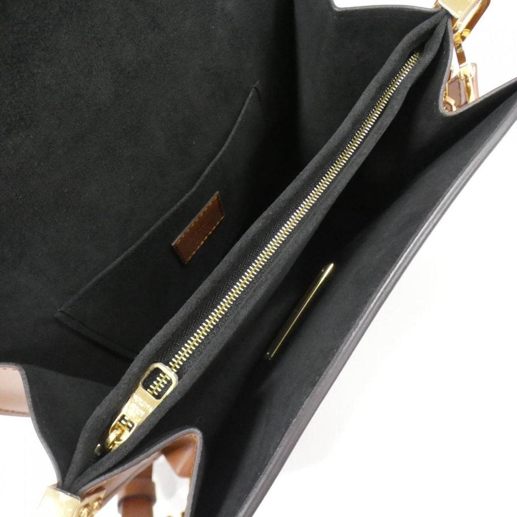 Louis Vuitton Brown Coated Canvas Shoulder Bag (Pre-Owned)