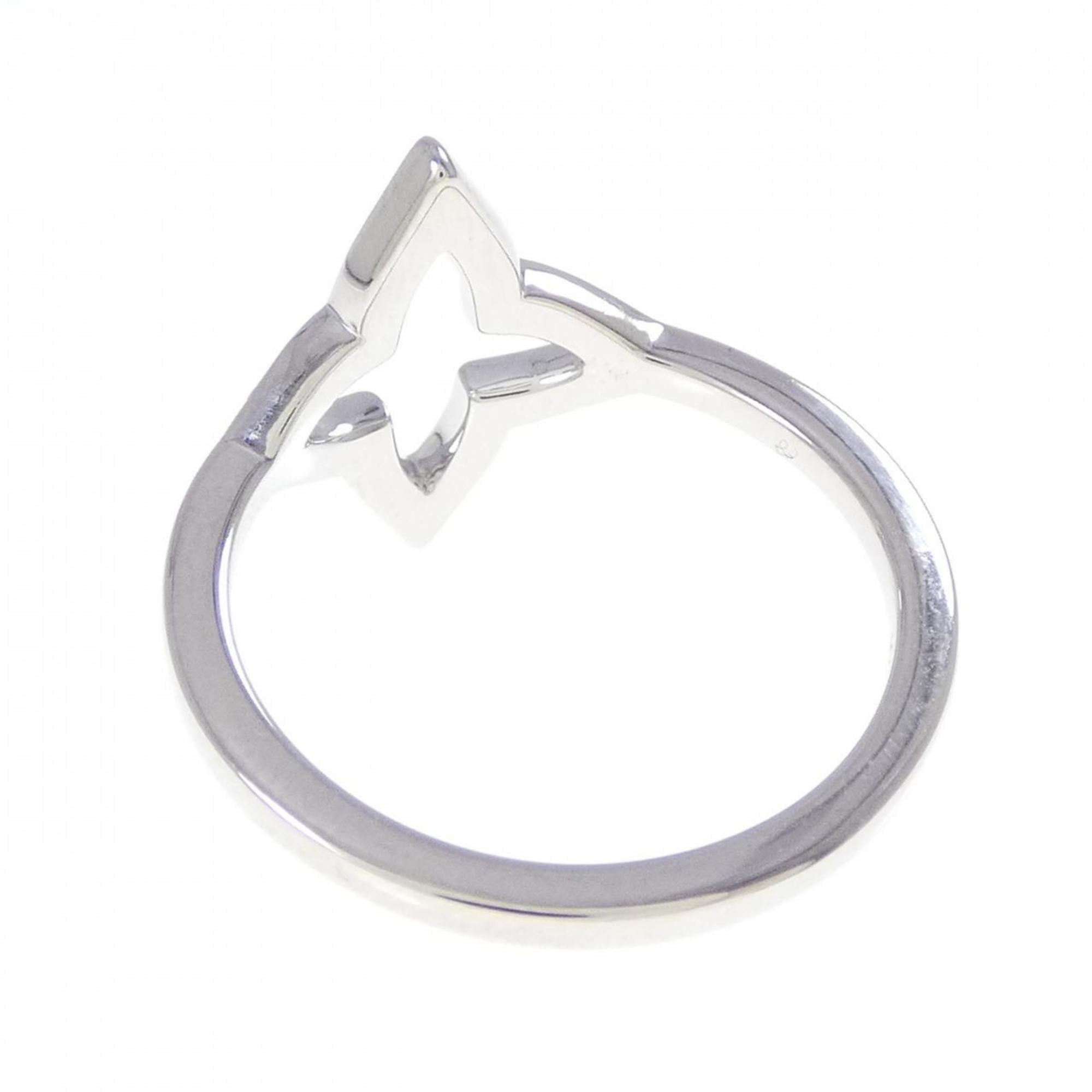 Louis Vuitton White Gold (18K) Band Ring (Pre-Owned)