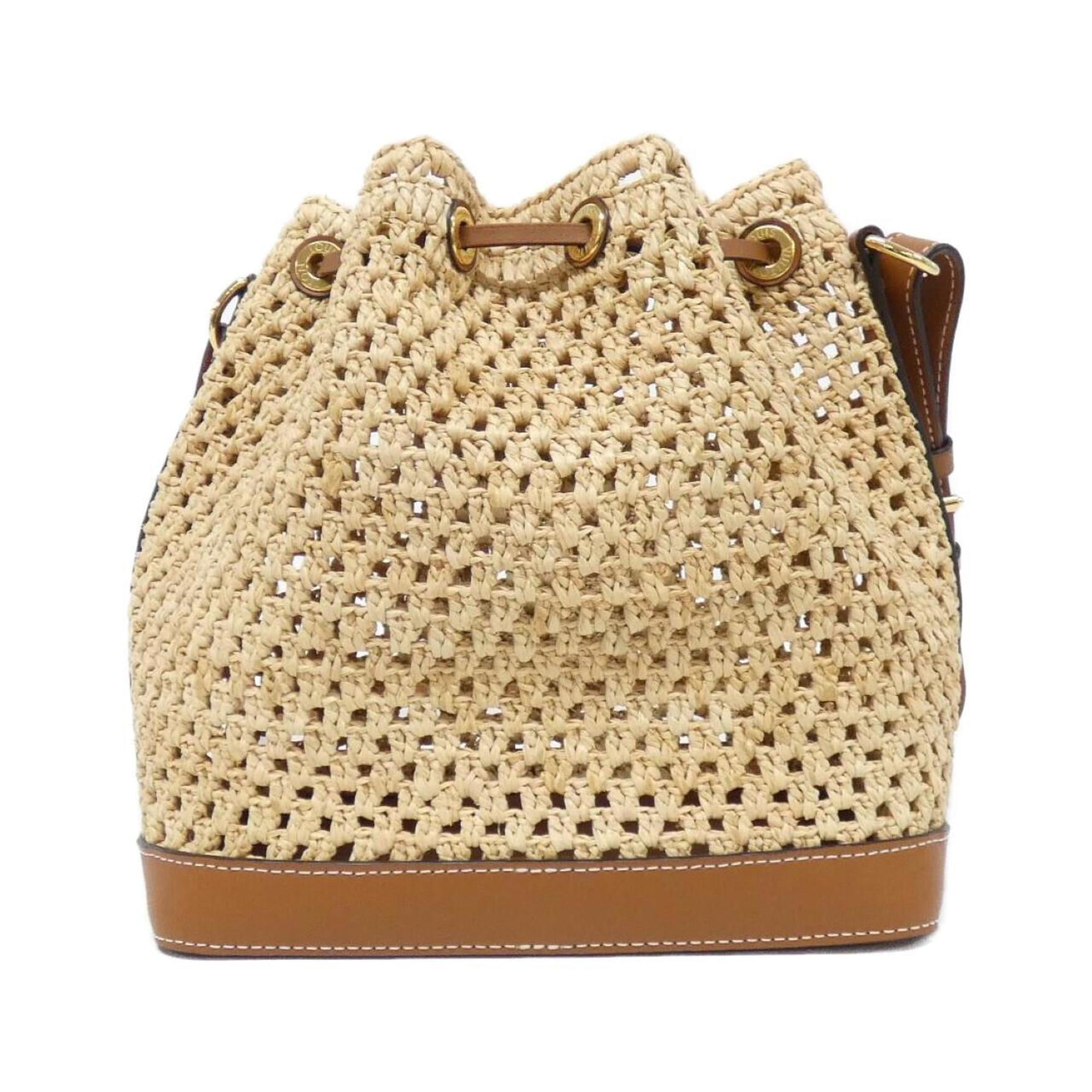 Louis Vuitton Natural Raffia Shoulder Bag (Pre-Owned)