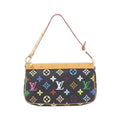 Louis Vuitton Black Coated Canvas Pochette Pouch (Pre-Owned)