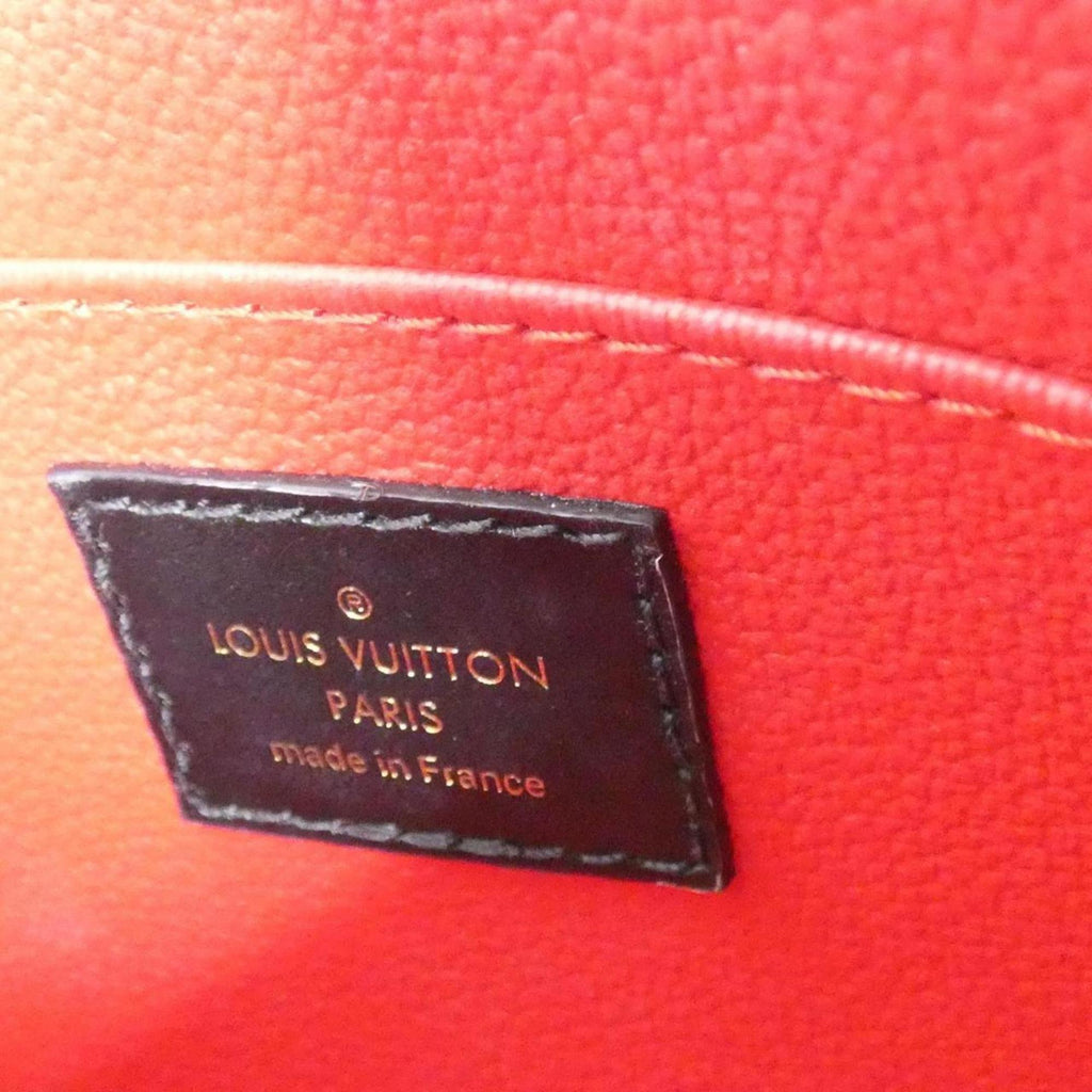 Louis Vuitton Marron Coated Canvas Pouch (Pre-Owned)