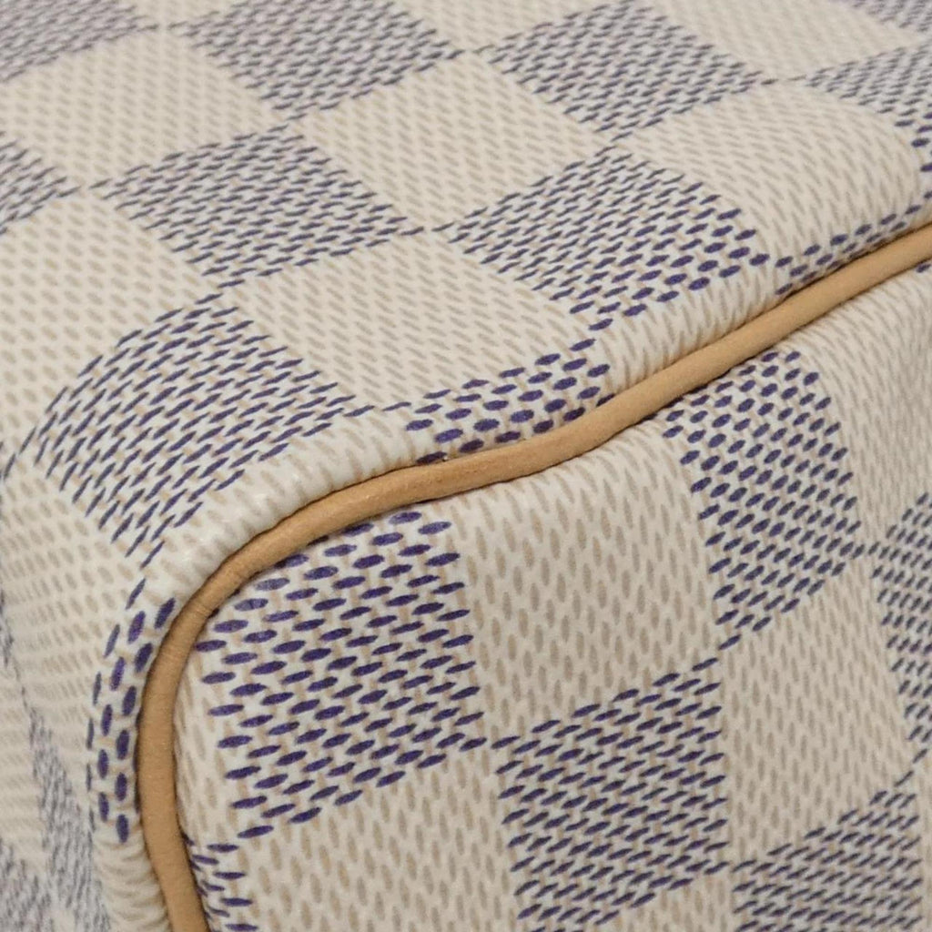 Louis Vuitton Azur Coated Canvas Boston Bag (Pre-Owned)