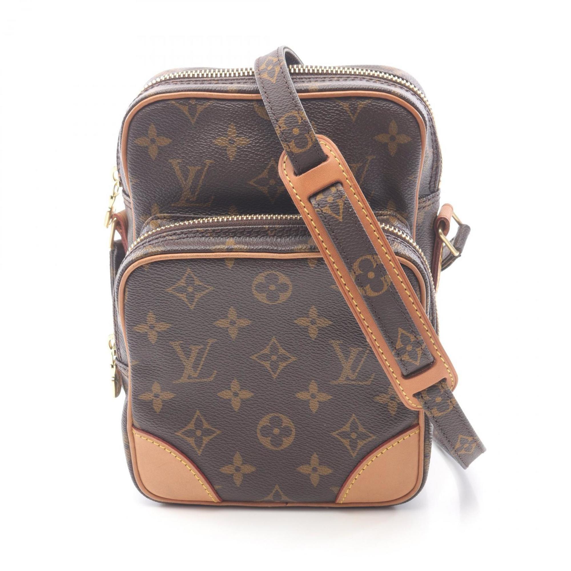 Louis Vuitton Brown Coated Canvas Pvc Leather Shoulder Bag (Pre-Owned)