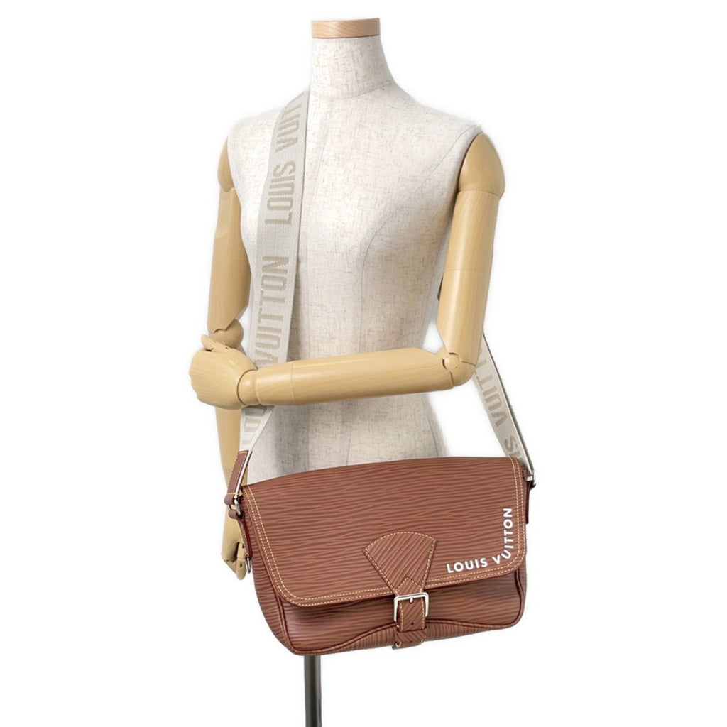 Louis Vuitton Brown Epi Leather Leather Shoulder Bag (Pre-Owned)