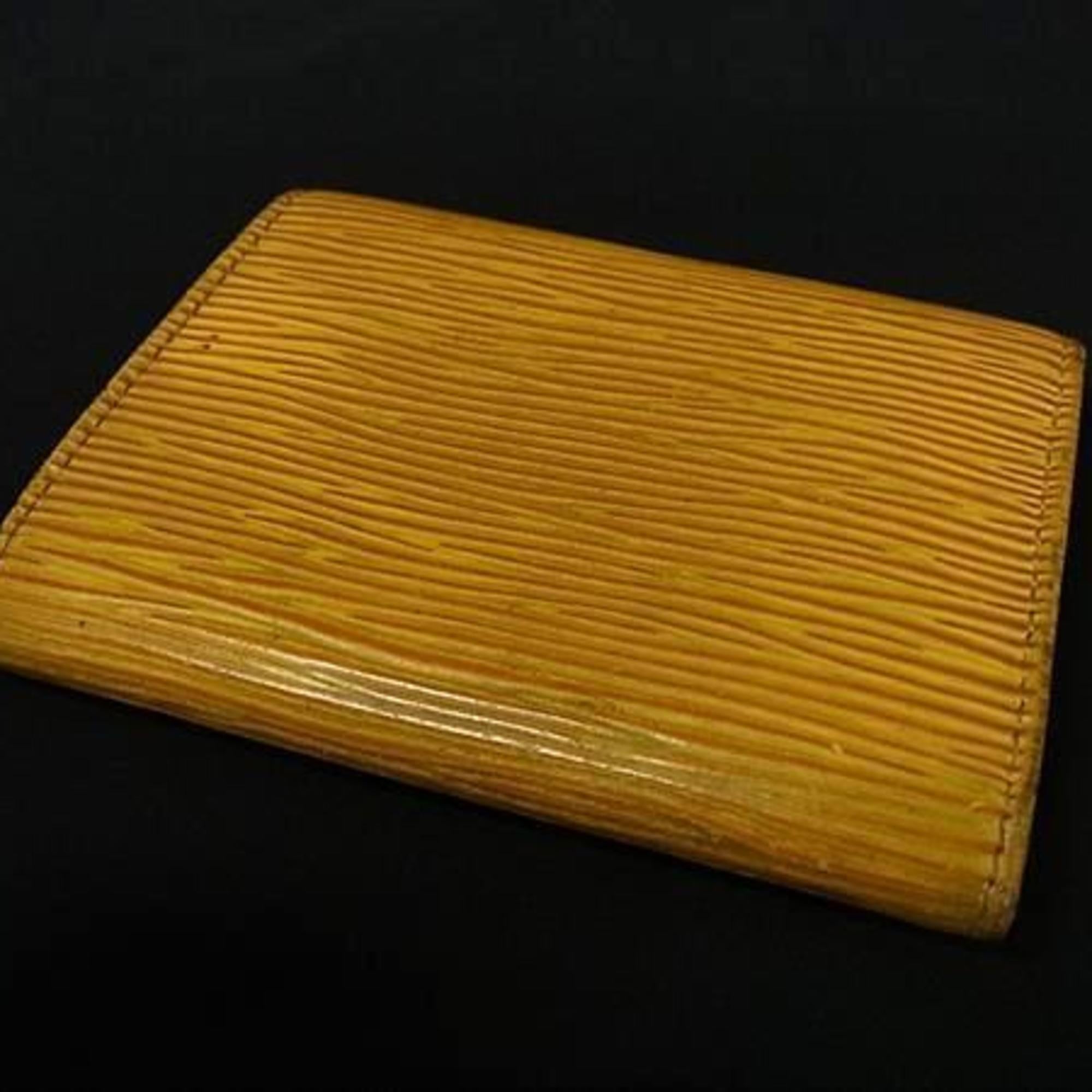 Louis Vuitton Yellow Epi Leather Coin Purse/Coin Case (Pre-Owned)